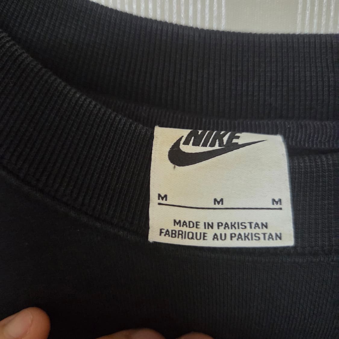 나투시 맨투맨 블랙 M 상품이미지5