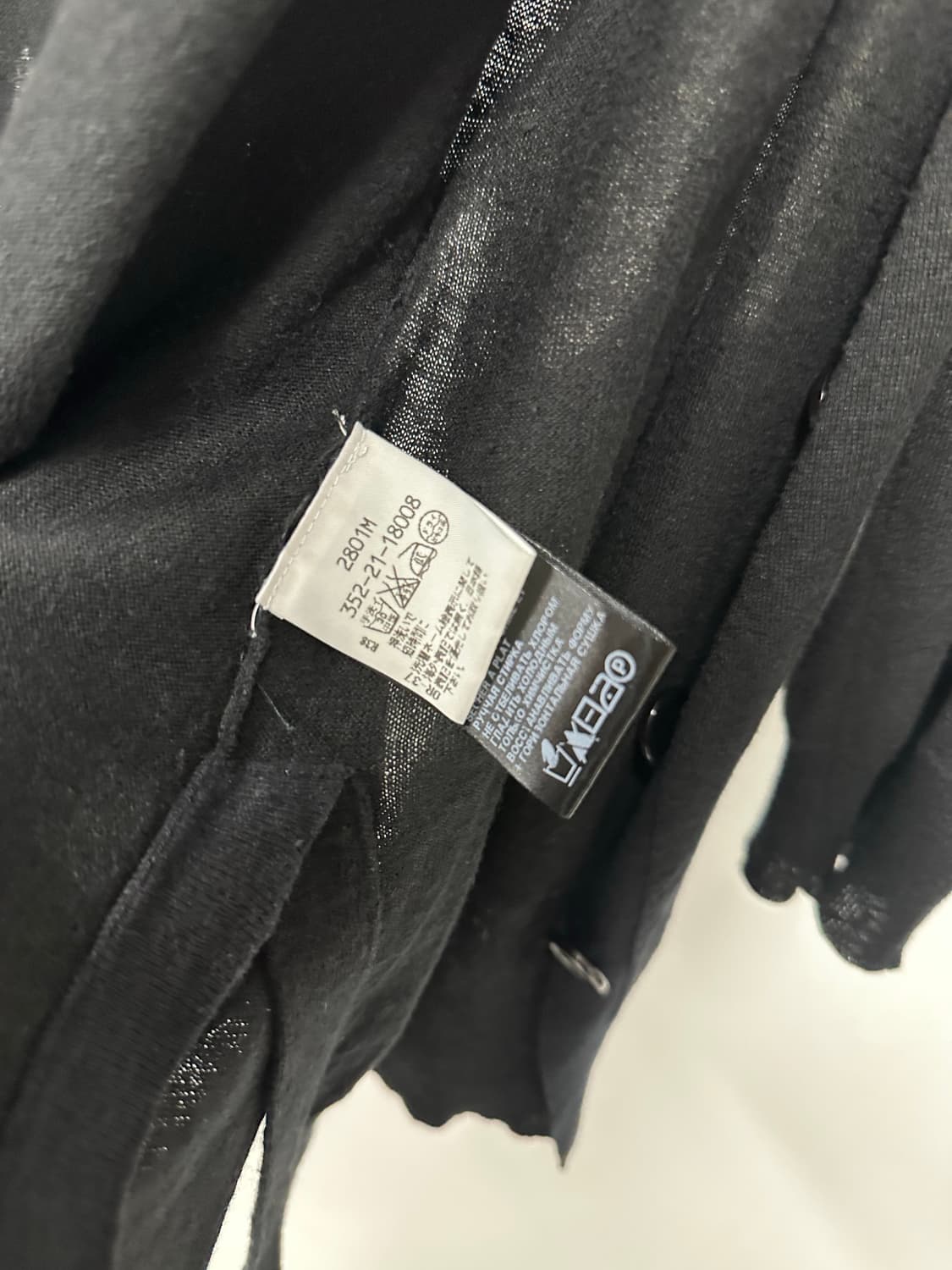 앤 드뮐미스터 캐시미어•린넨 스트랩 가디건 상품이미지5