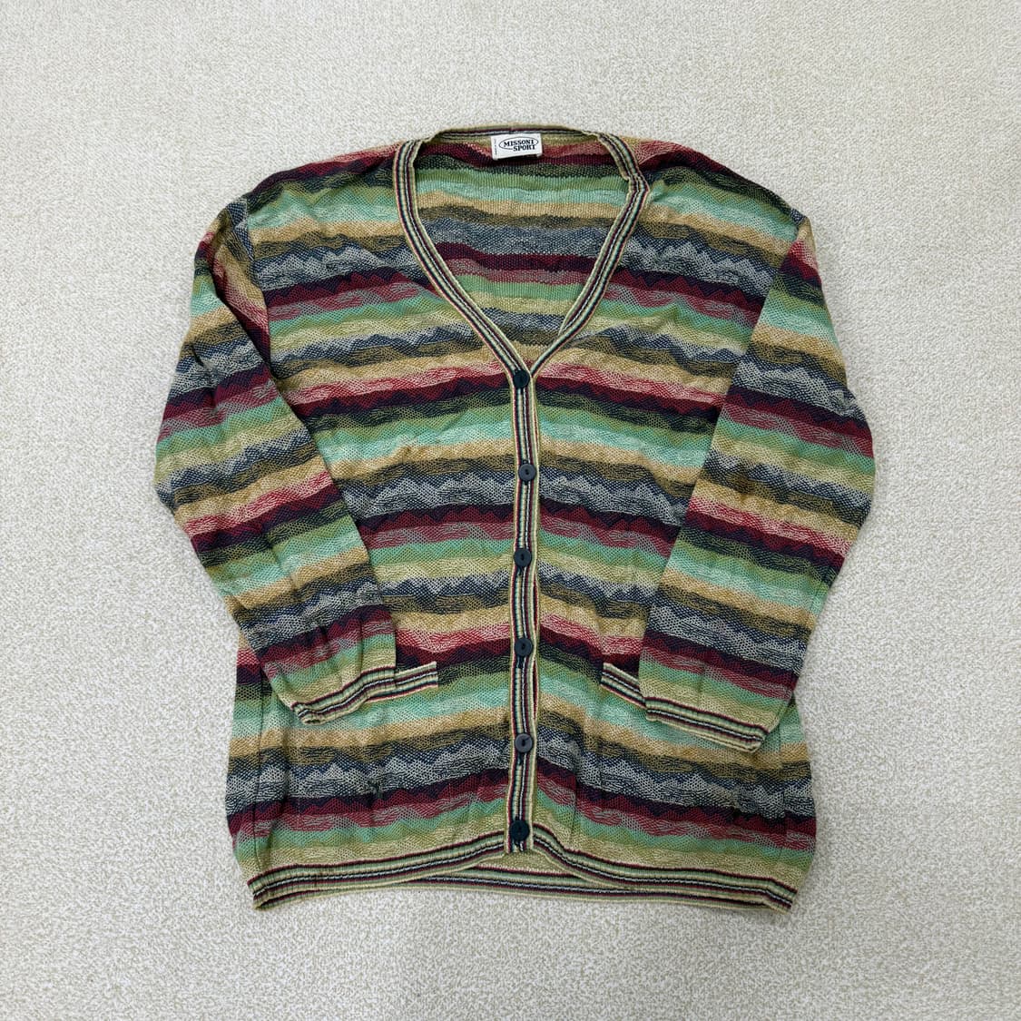 95 미쏘니 스프라이트 니트 가디건 0130T1 상품이미지1