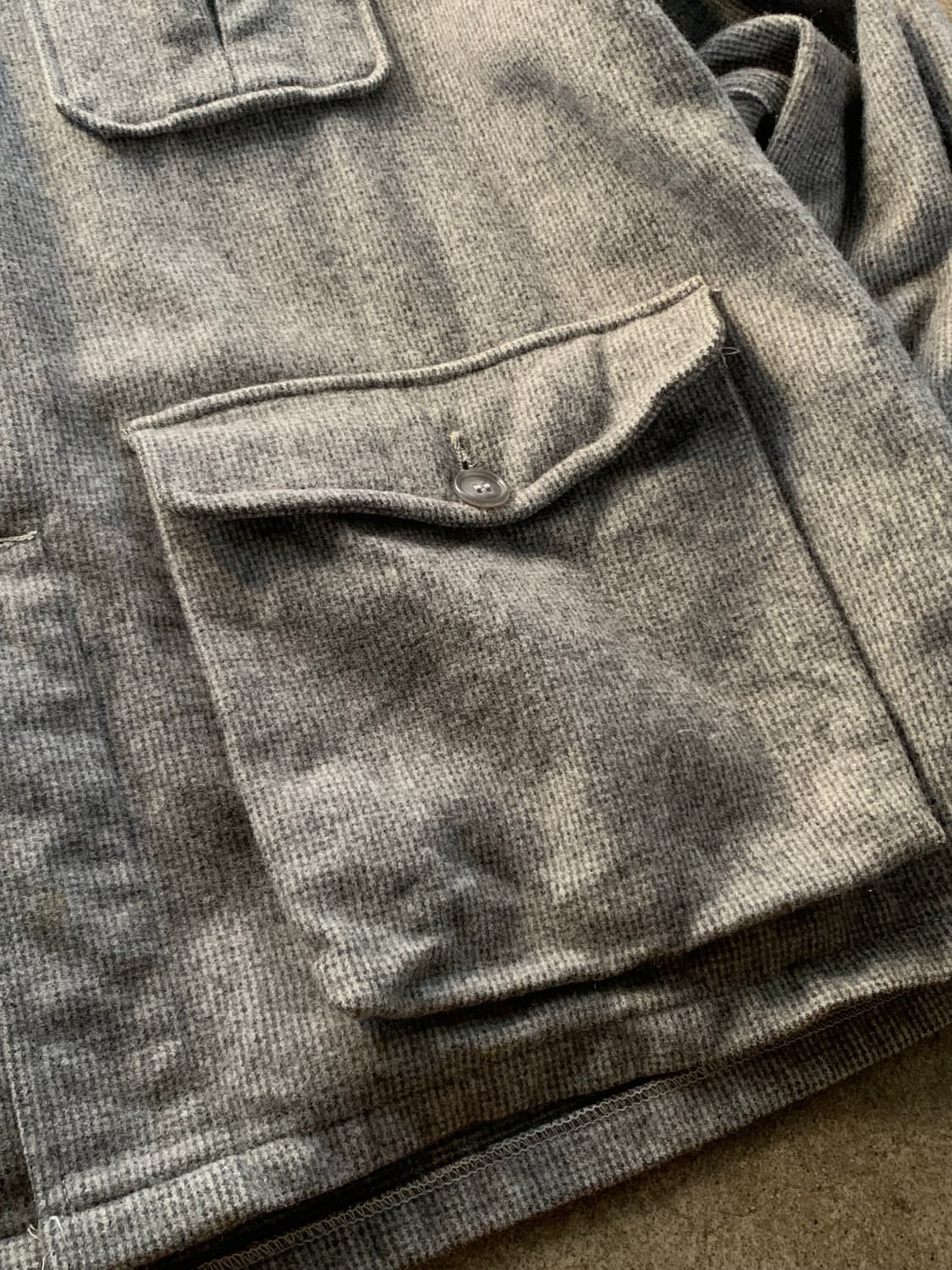 50s 엘엘빈 울 아웃팅 셔츠 상품이미지5