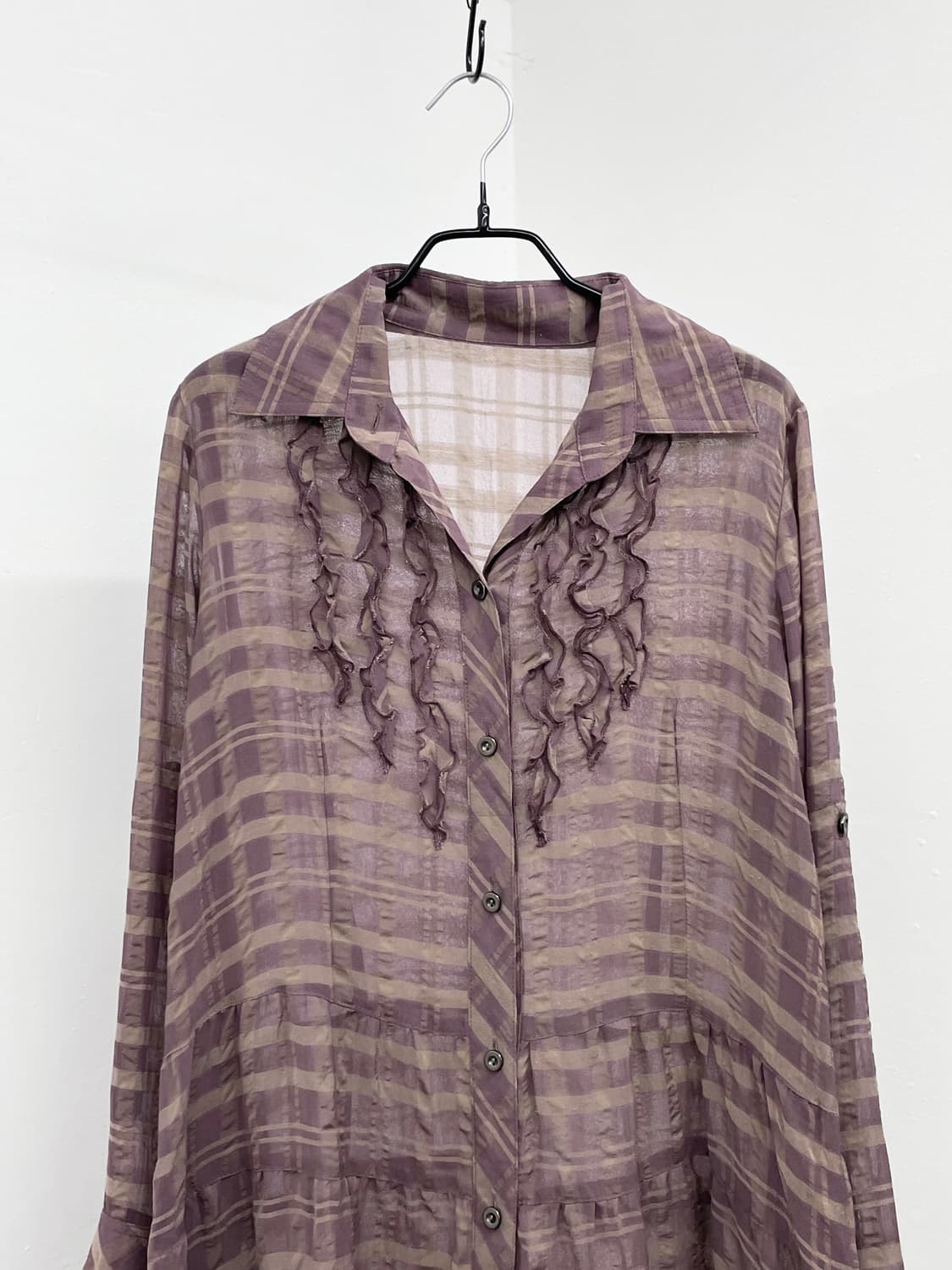 페어리 체크 프릴 원피스 상품이미지7