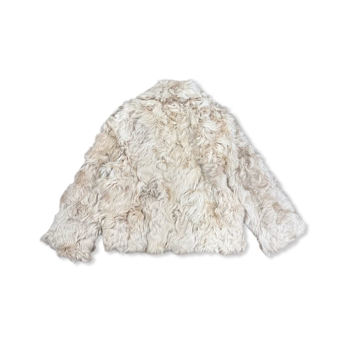 Beige Rabbit Fur Jacket 상품이미지4