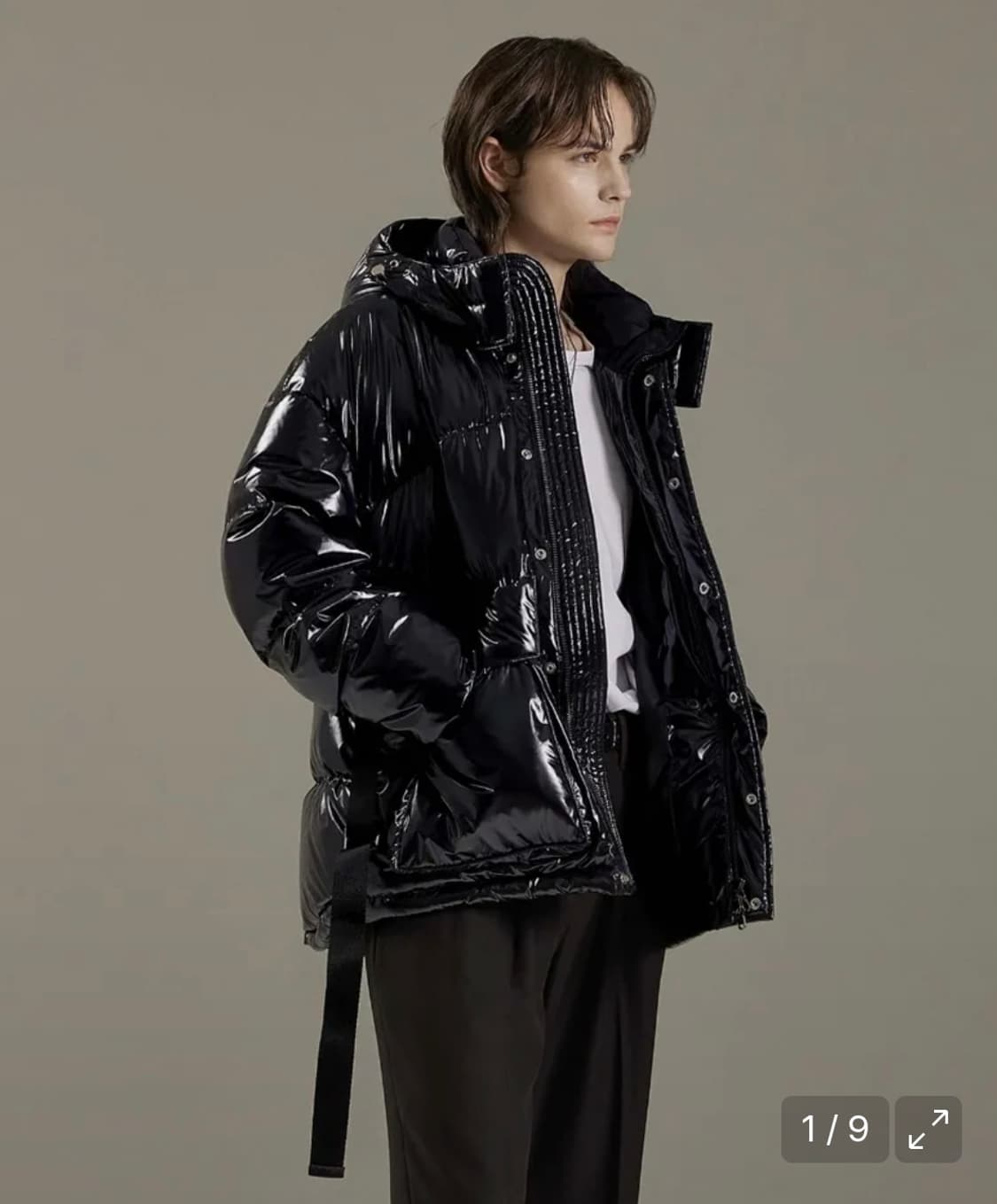 메종미네드 유광 벨티드 구스다운 M사이즈 상품이미지5