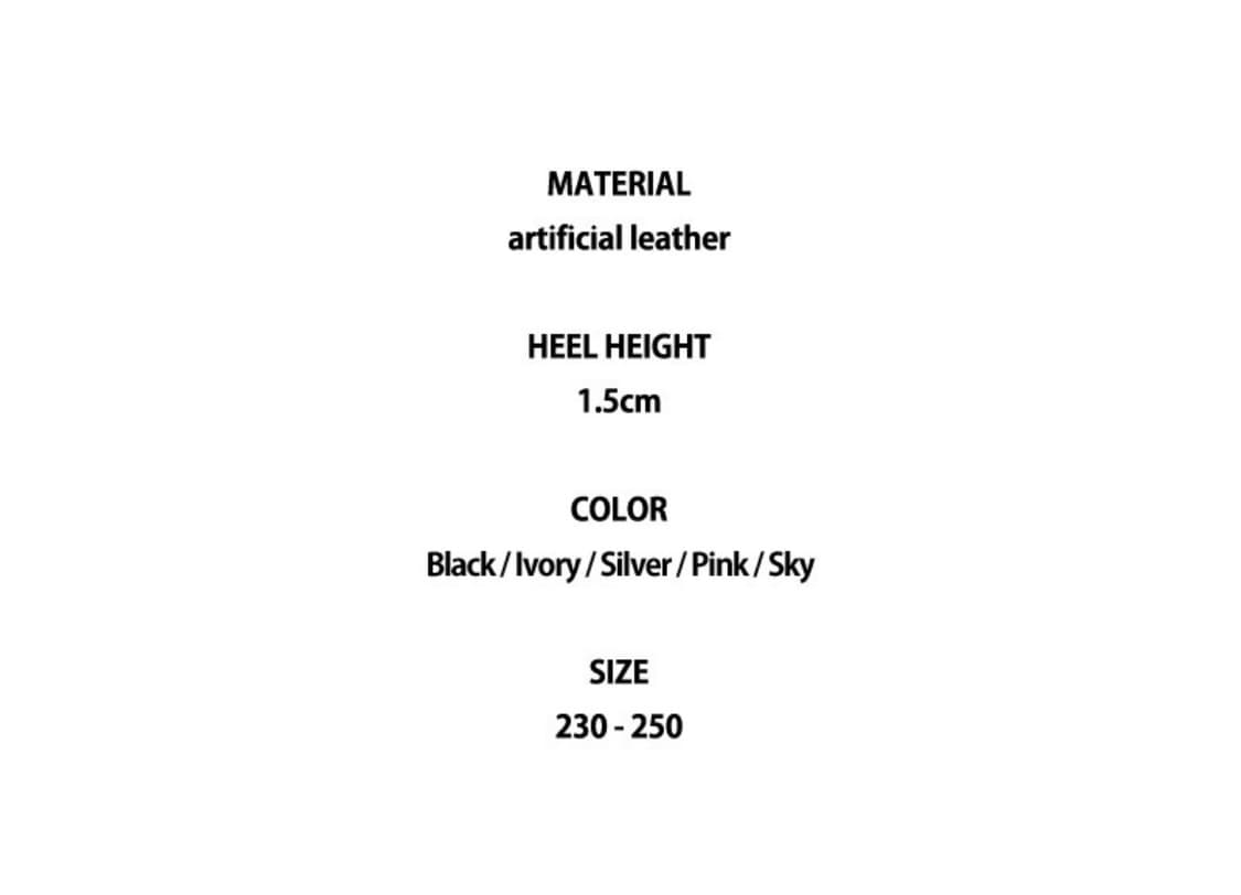 프리플라 리본 샌들(실버, 250) 새상품 상품이미지5