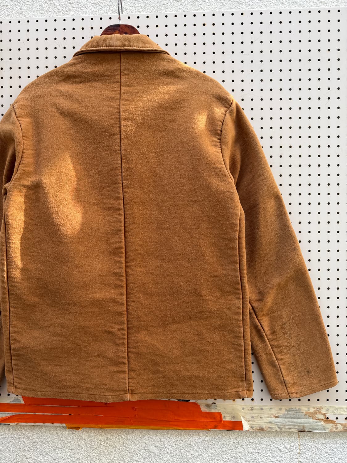 60,70s OLD GERMANY BROWN 올드 브라운몰스킨 워크자켓 상품이미지9