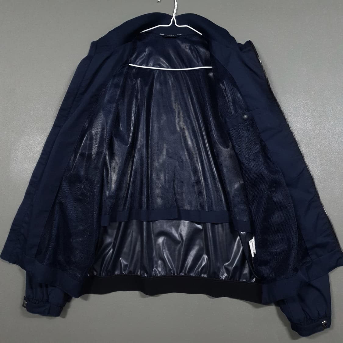 M (95) 헤지스 골프 신형 23FW 방풍 지퍼 포켓 스윙 블루종 자켓 상품이미지6