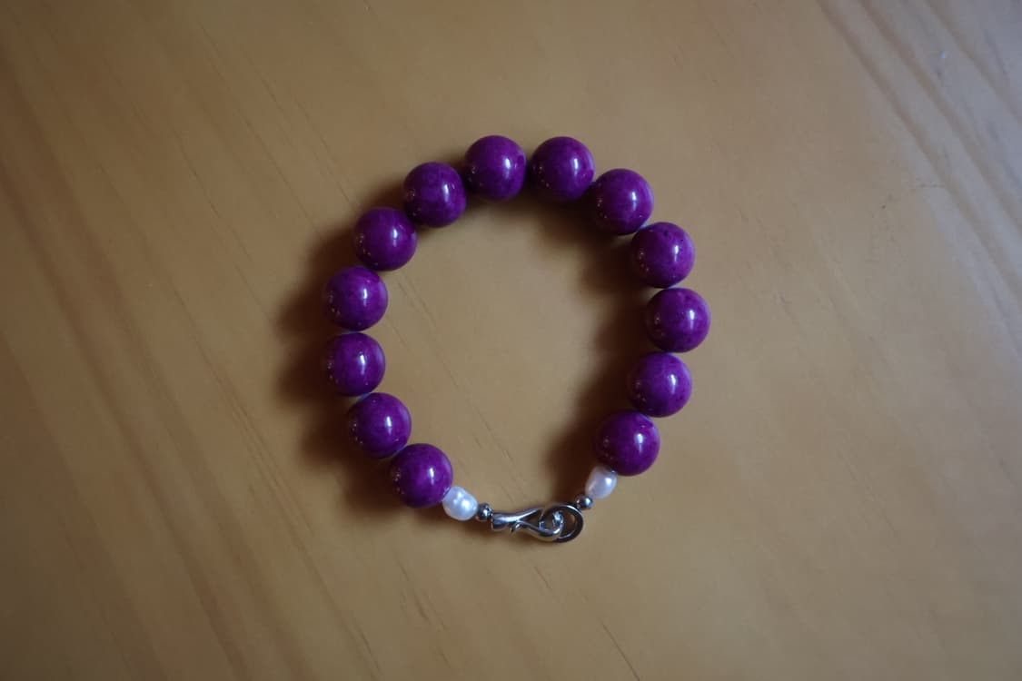 [heureul] violet stone bracelet 상품이미지6