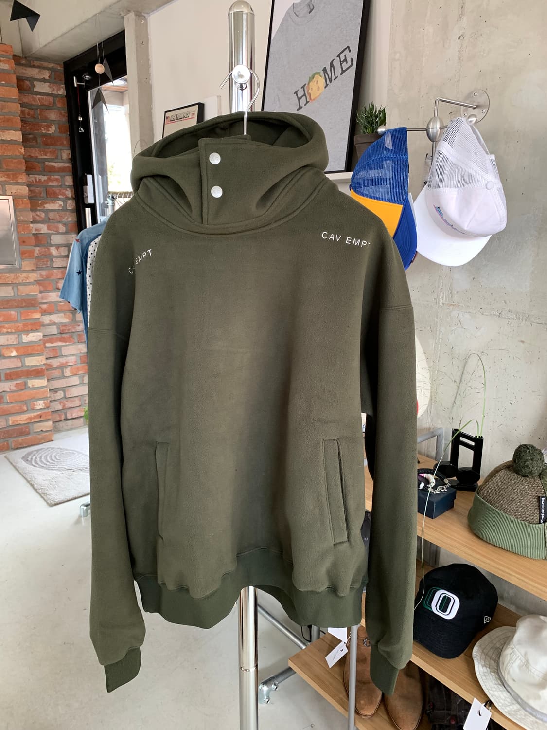 Cavempt 카브엠트 넥 플랩 후디 상품이미지4