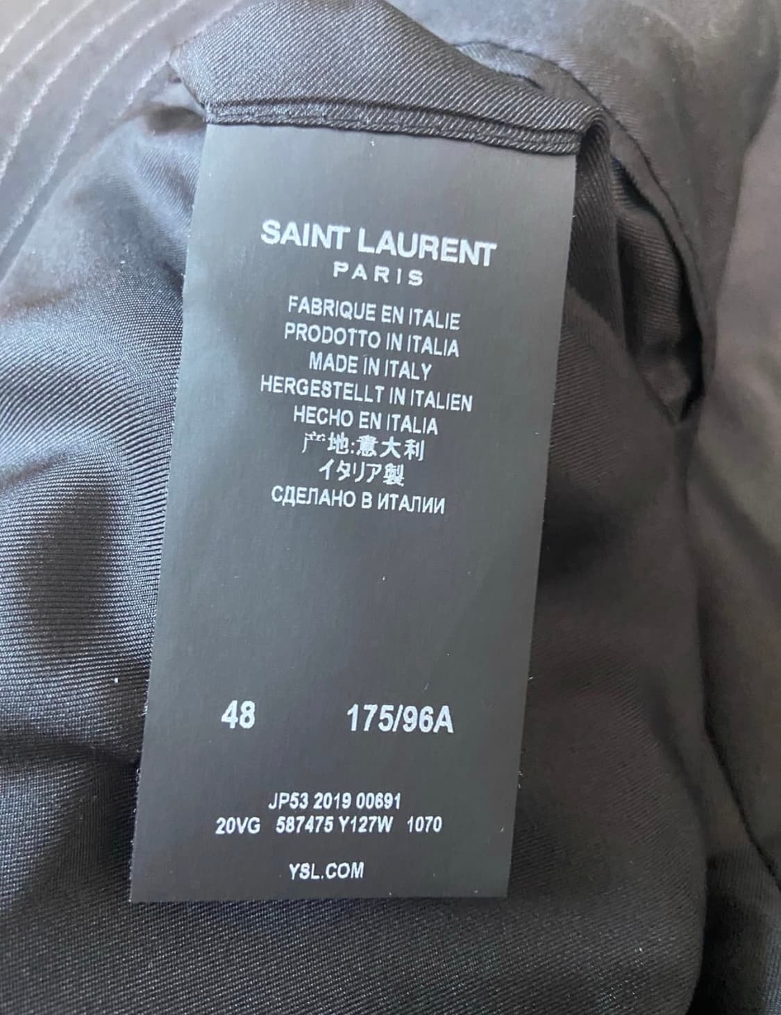 48 생로랑 FW19 핀스트라이프 블레이저 자켓 상품이미지2