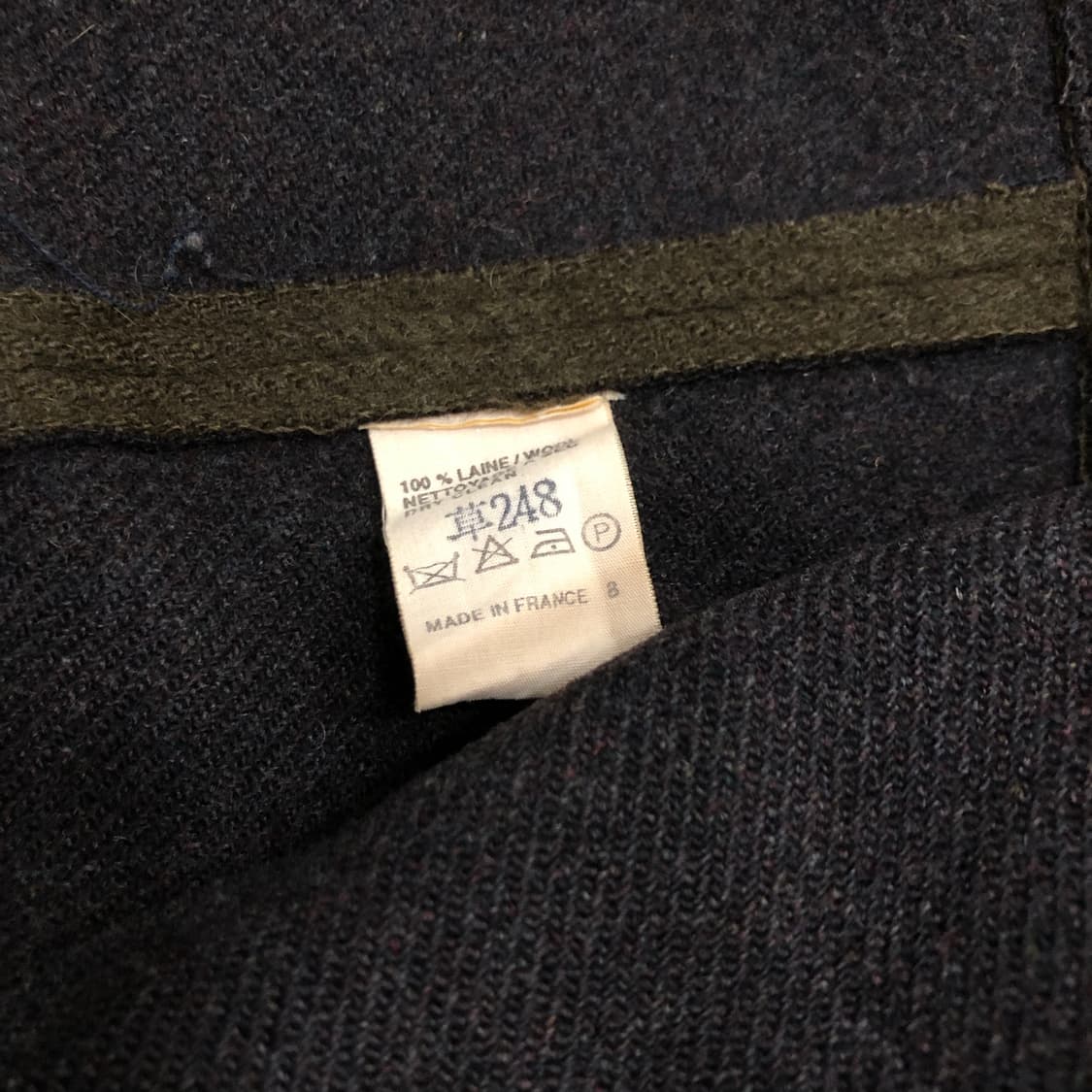 아페쎄 apc 울100 프랑스 밀리터리 후드 코트 S 상품이미지6