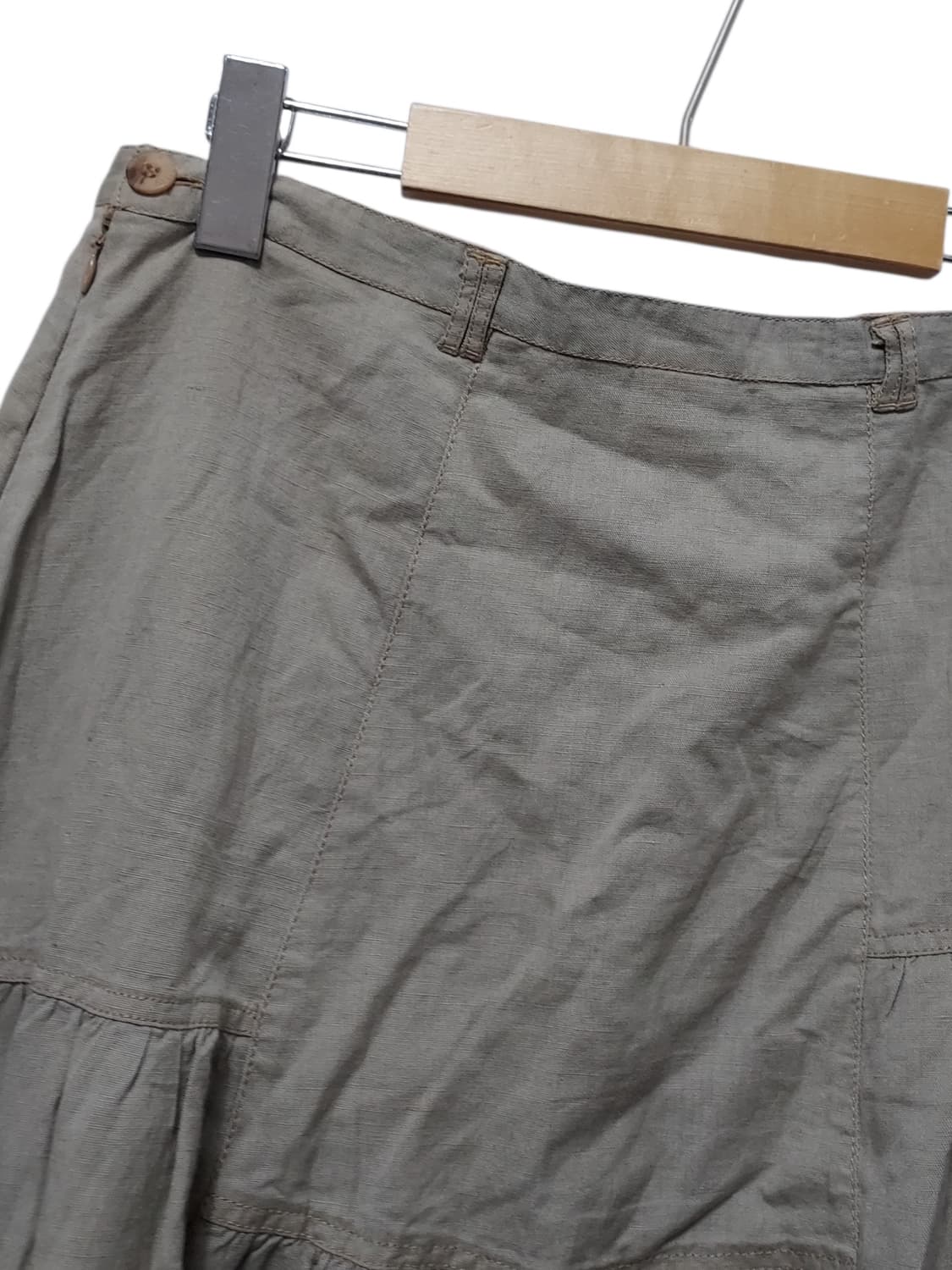 오일릴리 린넨 자수 롱 스커트 F 상품이미지4