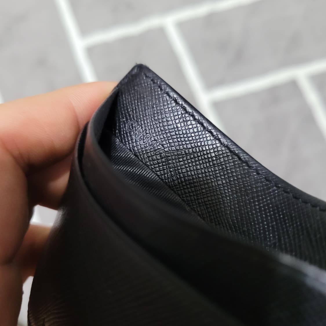 정품 몽블랑 블랙 색상 카드지갑 상품이미지8