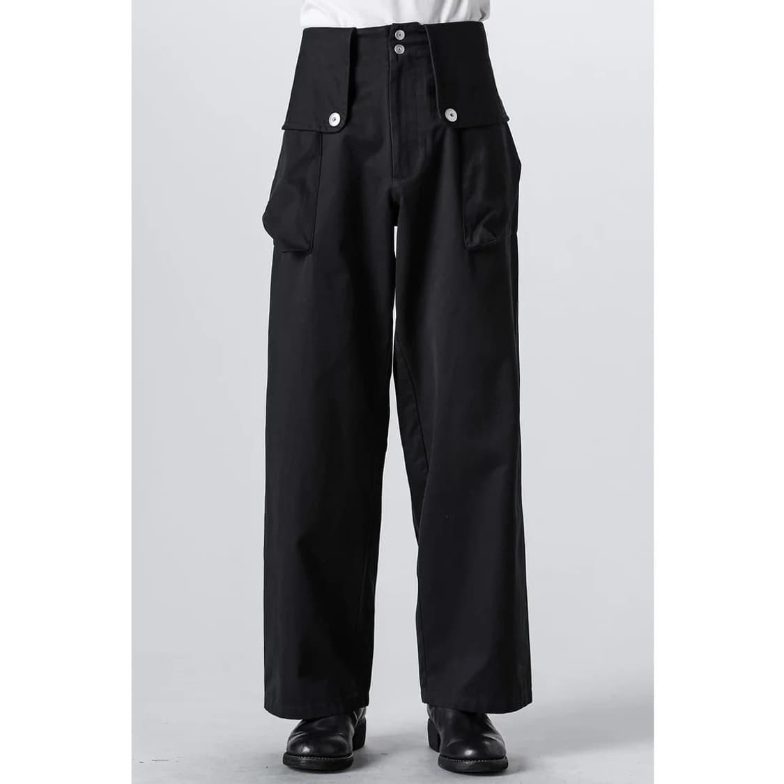 Omar Afridi Flap Trousers black 상품이미지1