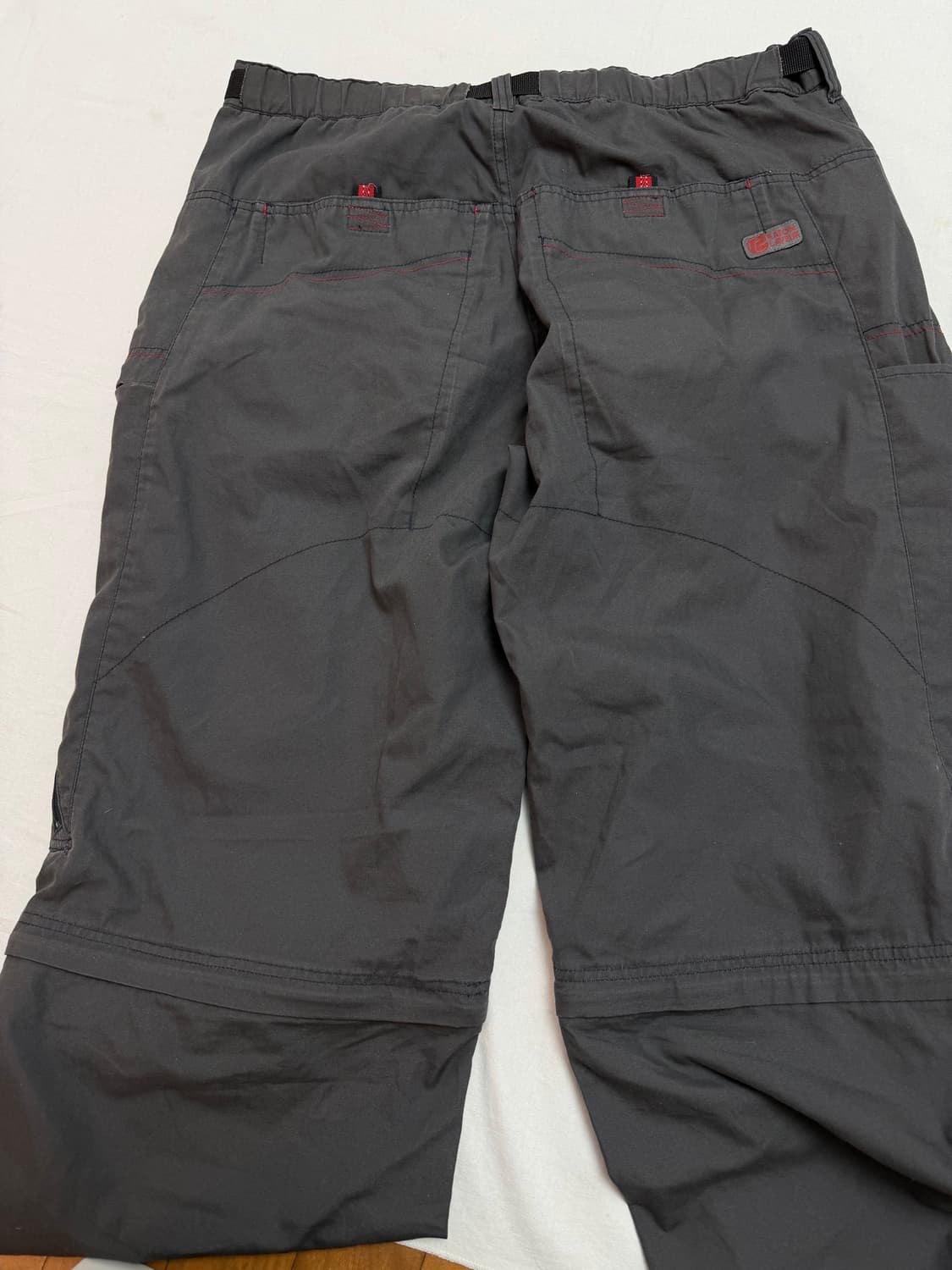 00s RATON LAVEUR 디테쳐블 와이드 카고팬츠 차콜 상품이미지5