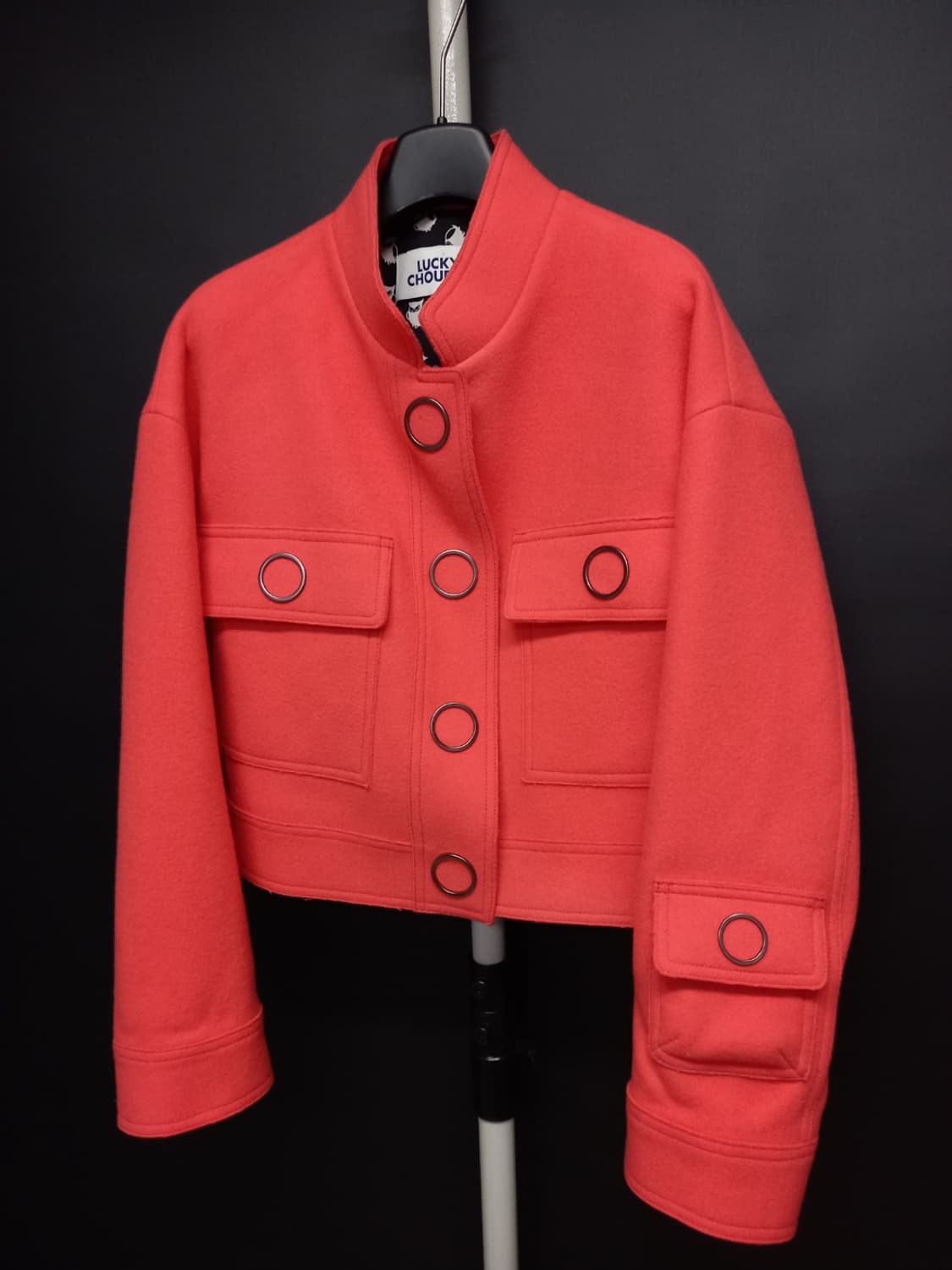 럭키슈에뜨 추동 모 숏 자켓 F 33-77 상품이미지3