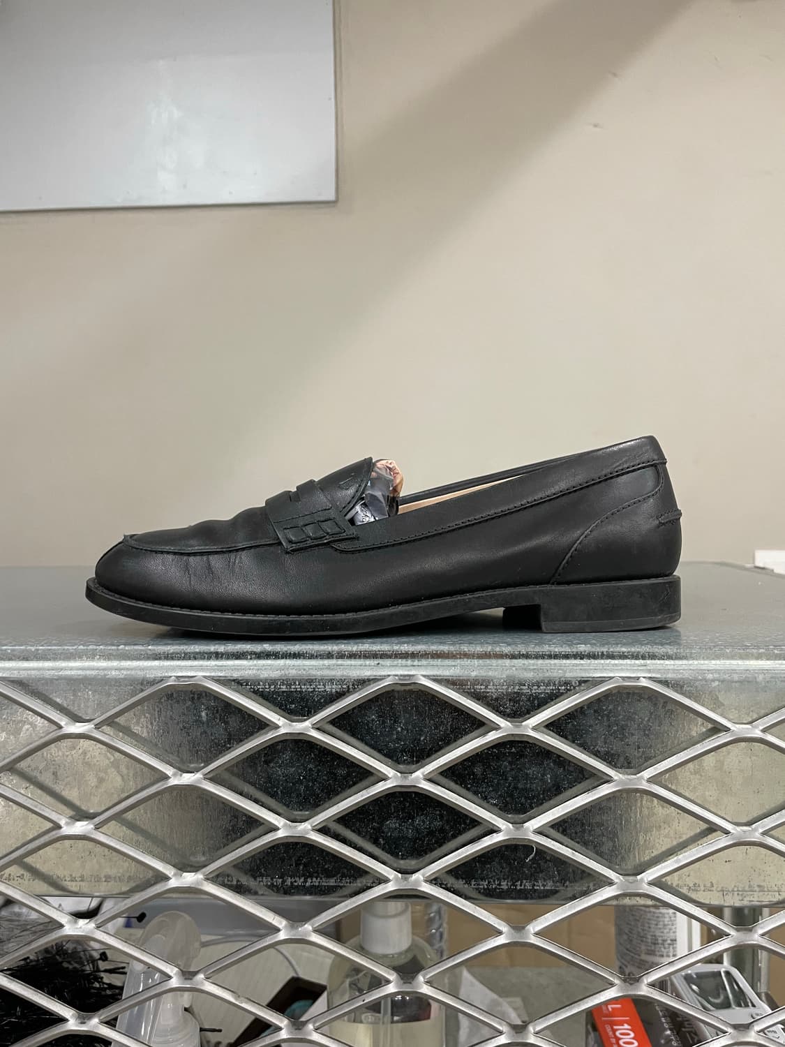 토즈 블랙 레더 페니 로퍼 w37 상품이미지1