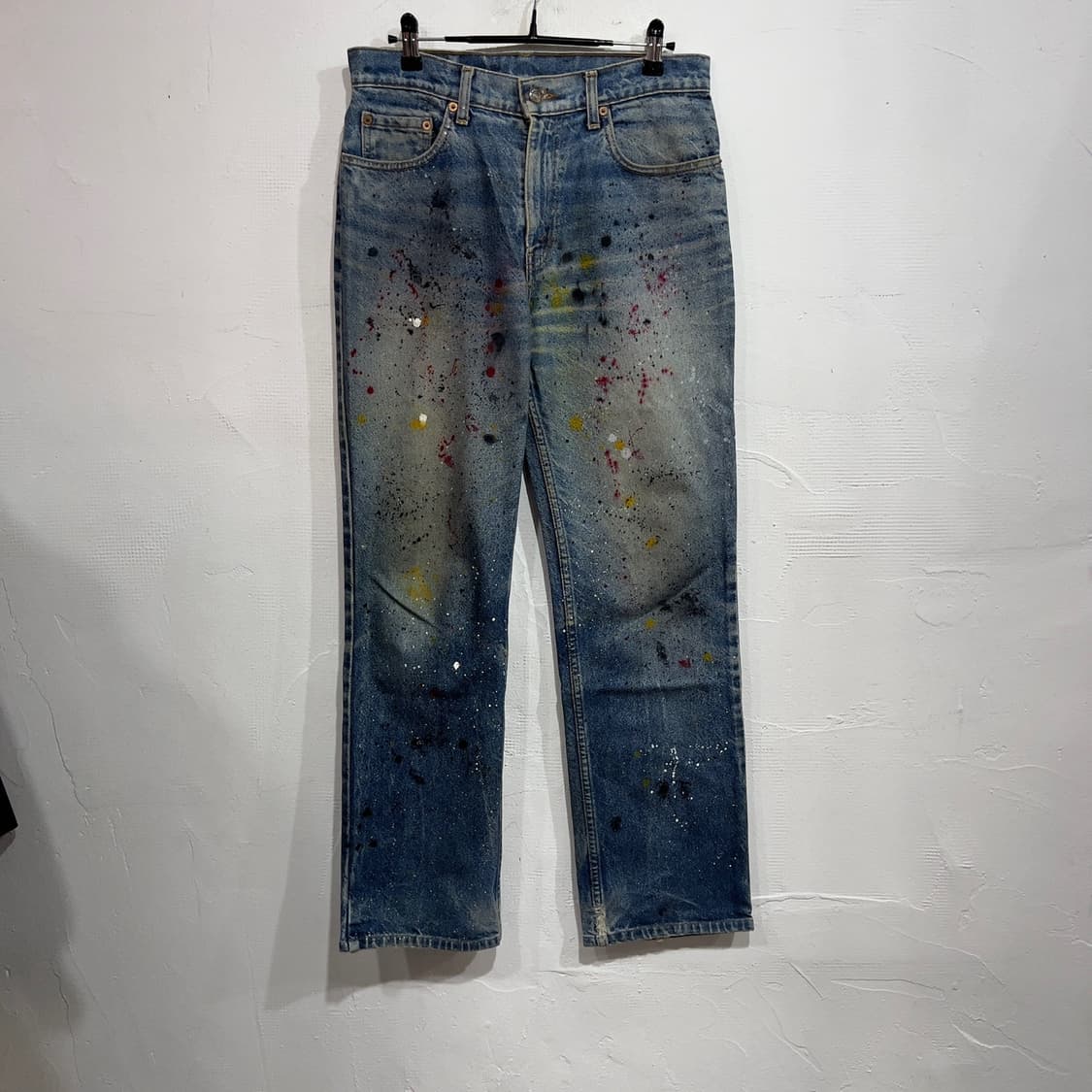 리바이스 505 페인팅 데님팬츠 상품이미지2