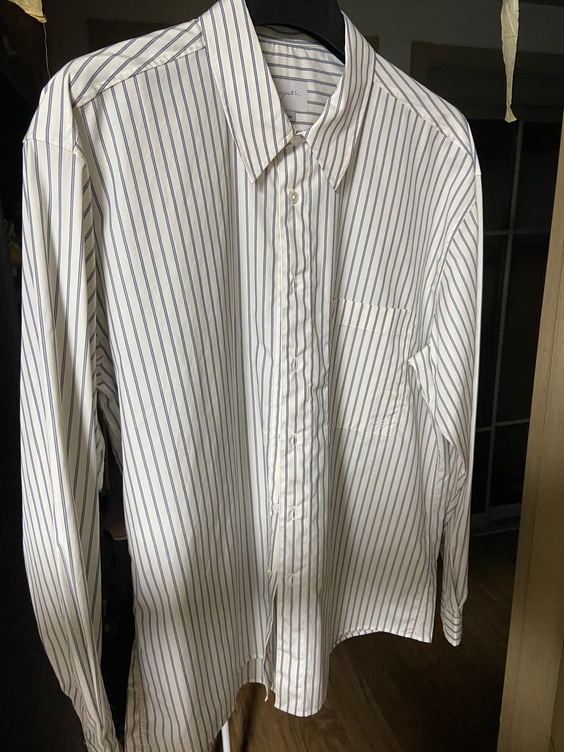 유스 루즈드 스트라이프 셔츠 상품이미지4