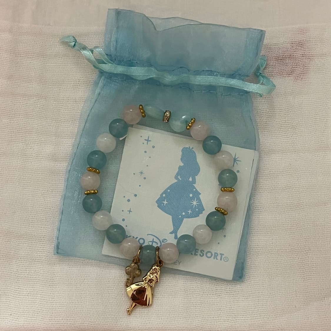 도쿄디즈니 이상한나라의 앨리스 비즈 팔찌 상품이미지1