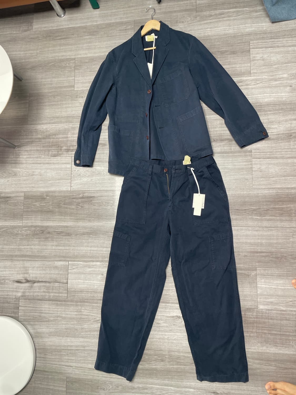 카키스 엔지니어 네이비 셋업 khakis engineer navy 상품이미지9
