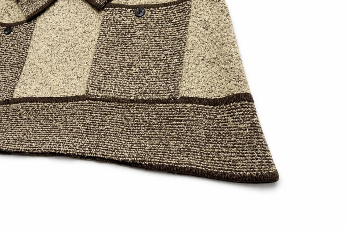 JPN 90s~00s 일본 빈티지 모리걸 베이지 배색 니트 원피스 상품이미지4