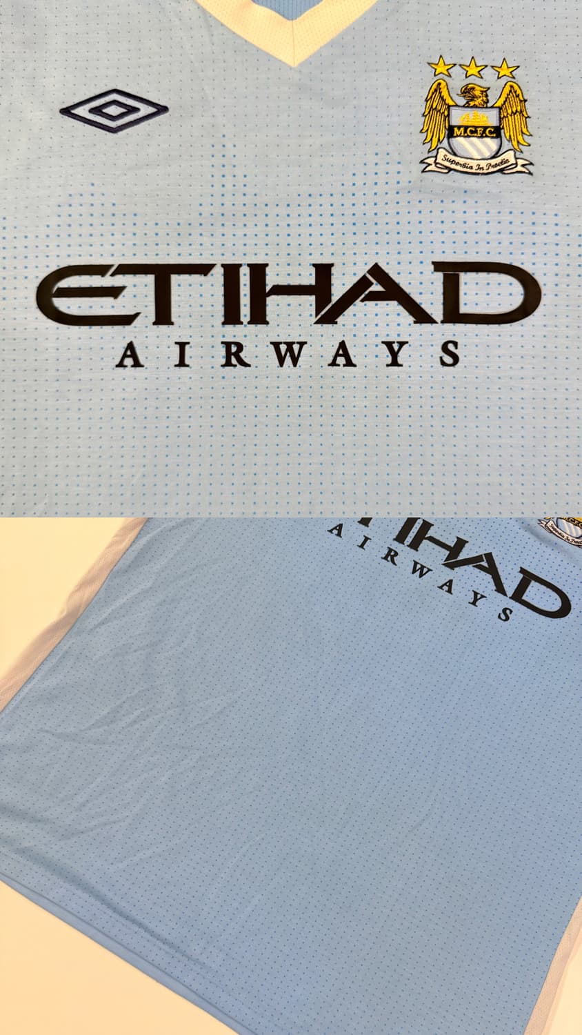 11-12 맨시티 홈 아구에로 유니폼 상품이미지6