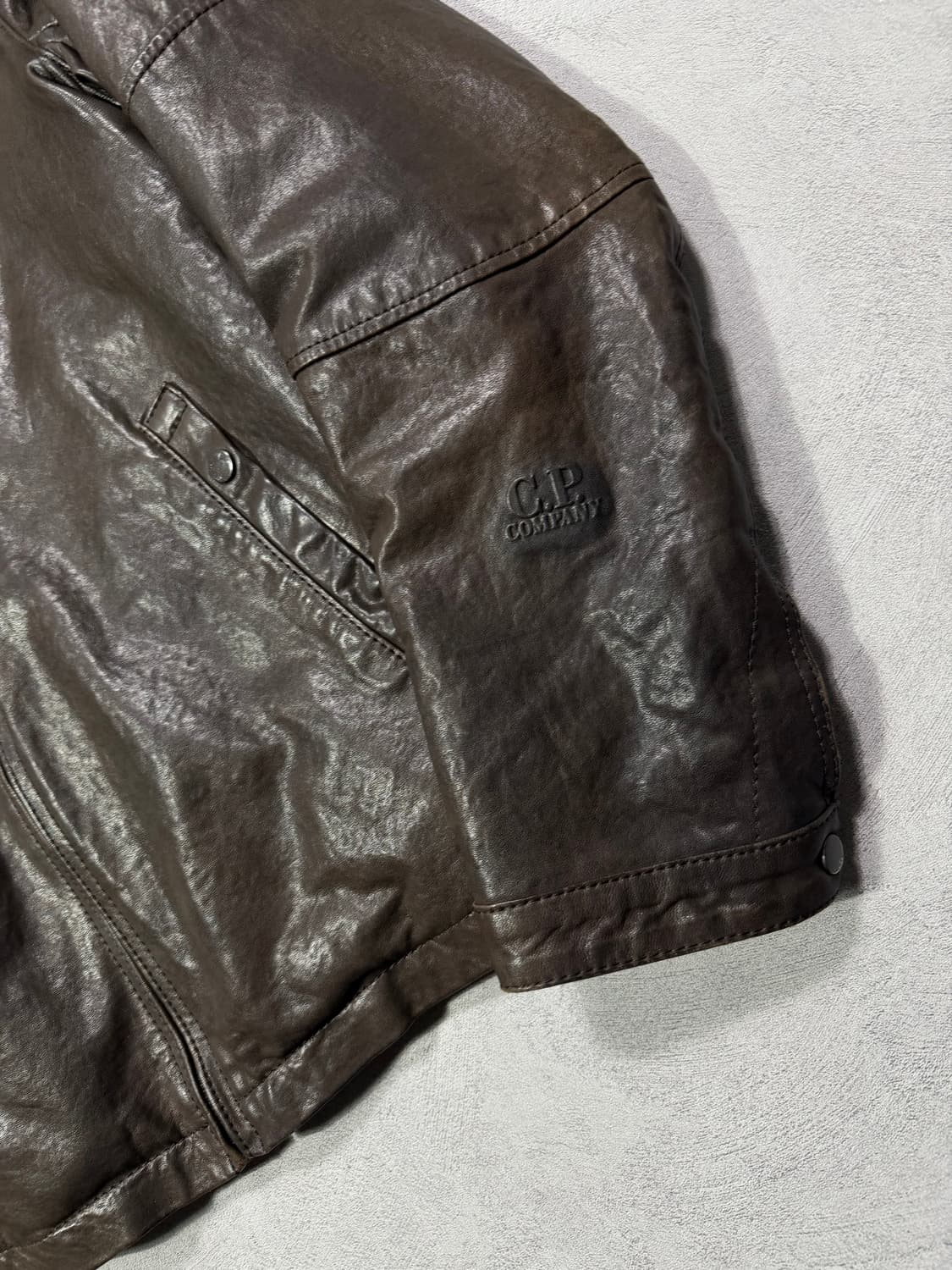 CP Company Goggle Leather Jacket 상품이미지6