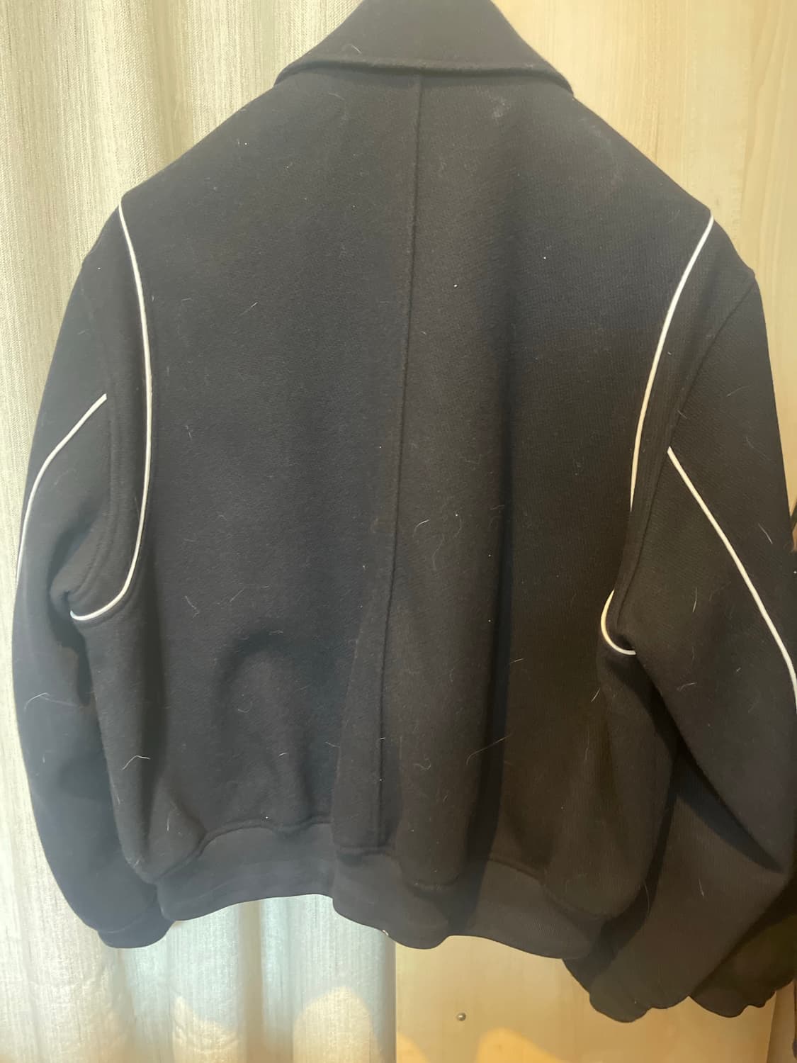 키뮤어 울 바시티 자켓 네이비 M 상품이미지3