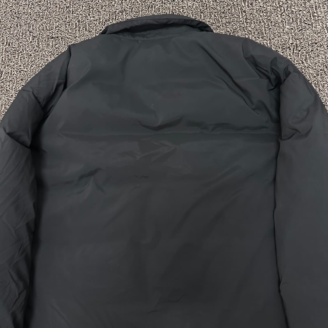 라퍼지스토어 덕다운 미니멀 블루종 패딩 블랙 L 상품이미지4