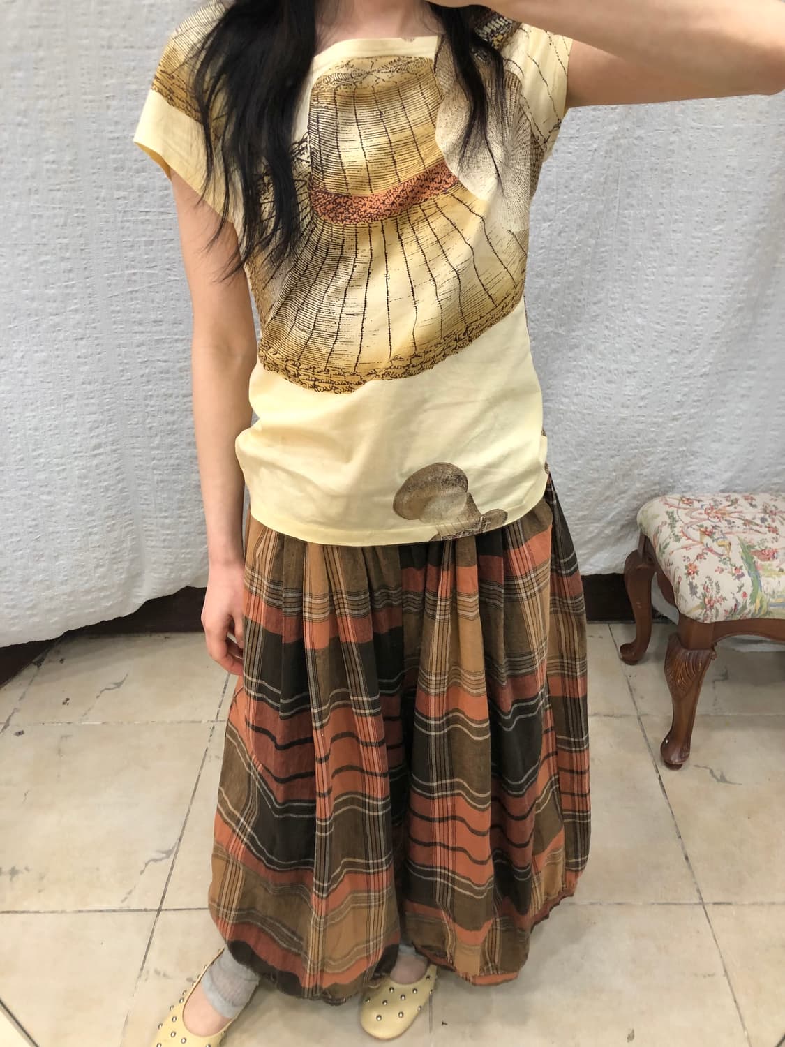 Mushrooms yellow t-shirts 상품이미지2