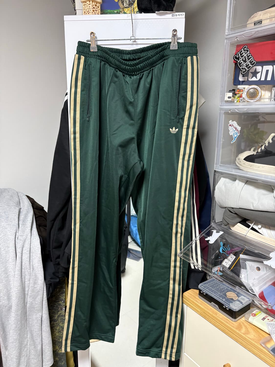 BB트랙팬츠 쉐도우 그린 XL 상품이미지2