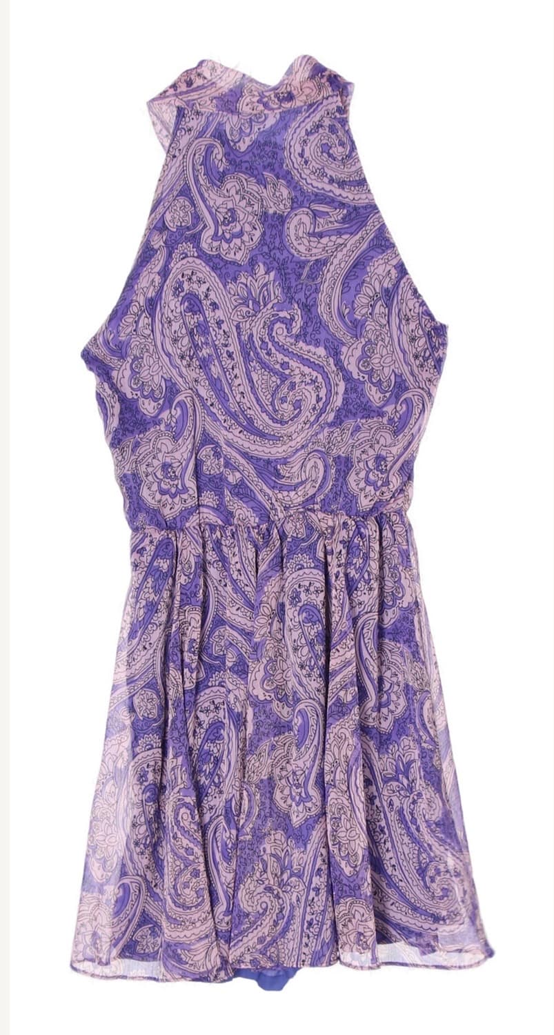 ZARA 플로럴 홀터넥 미니원피스 XS 상품이미지2