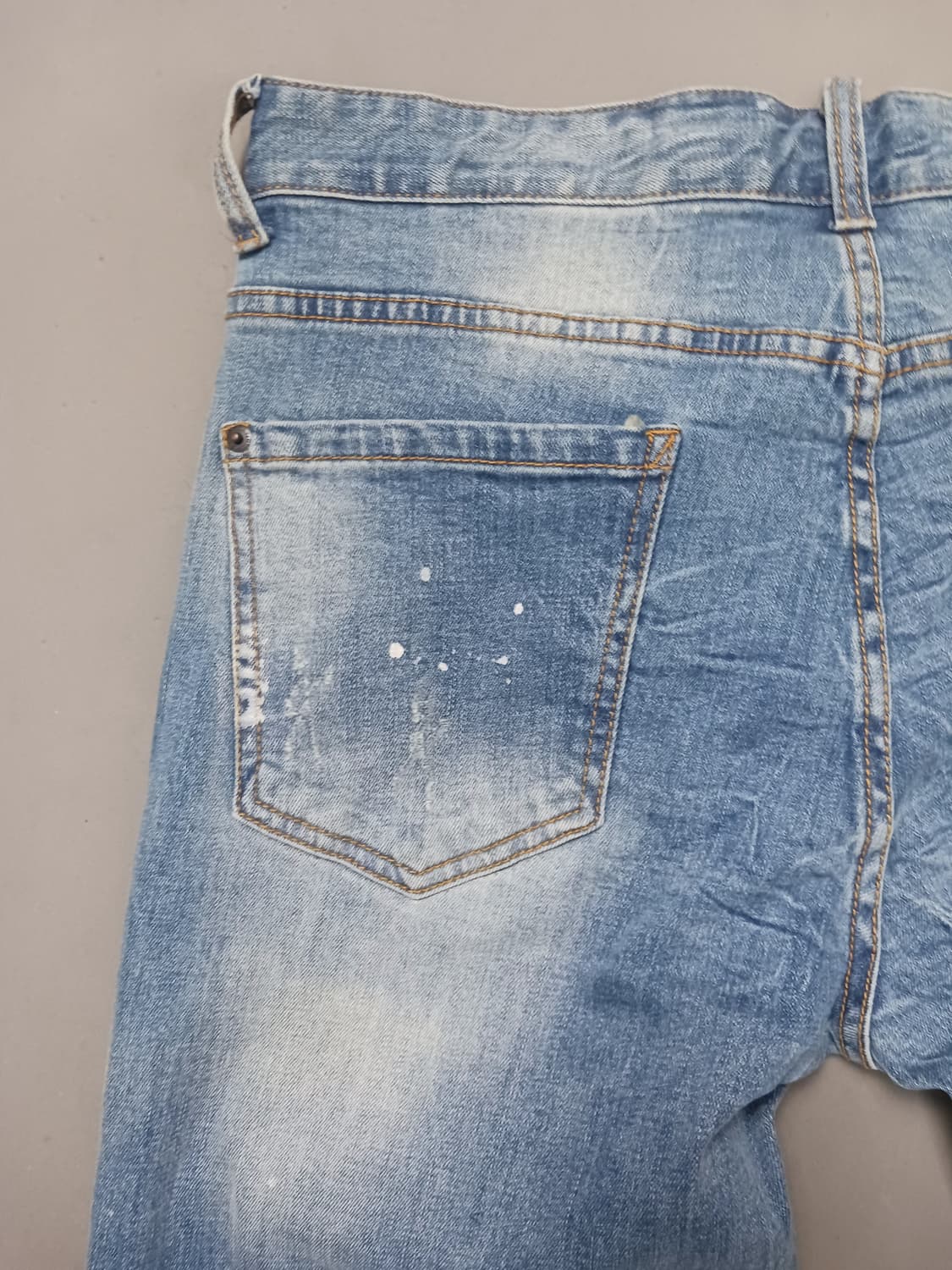 [34] 디스퀘어드2 화이트페인트 디스 슬림진 청바지 상품이미지8