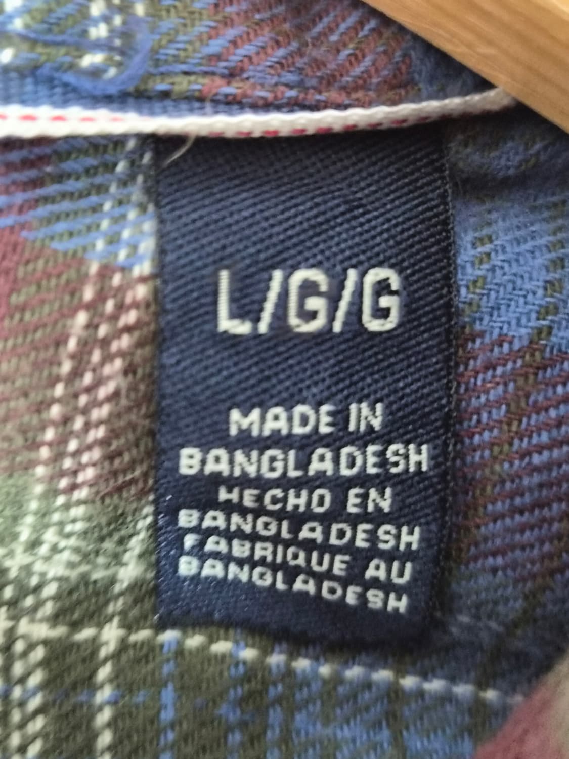 랭글러Wrangler 체크 웨스턴 셔츠 L사이즈 - S331 상품이미지5