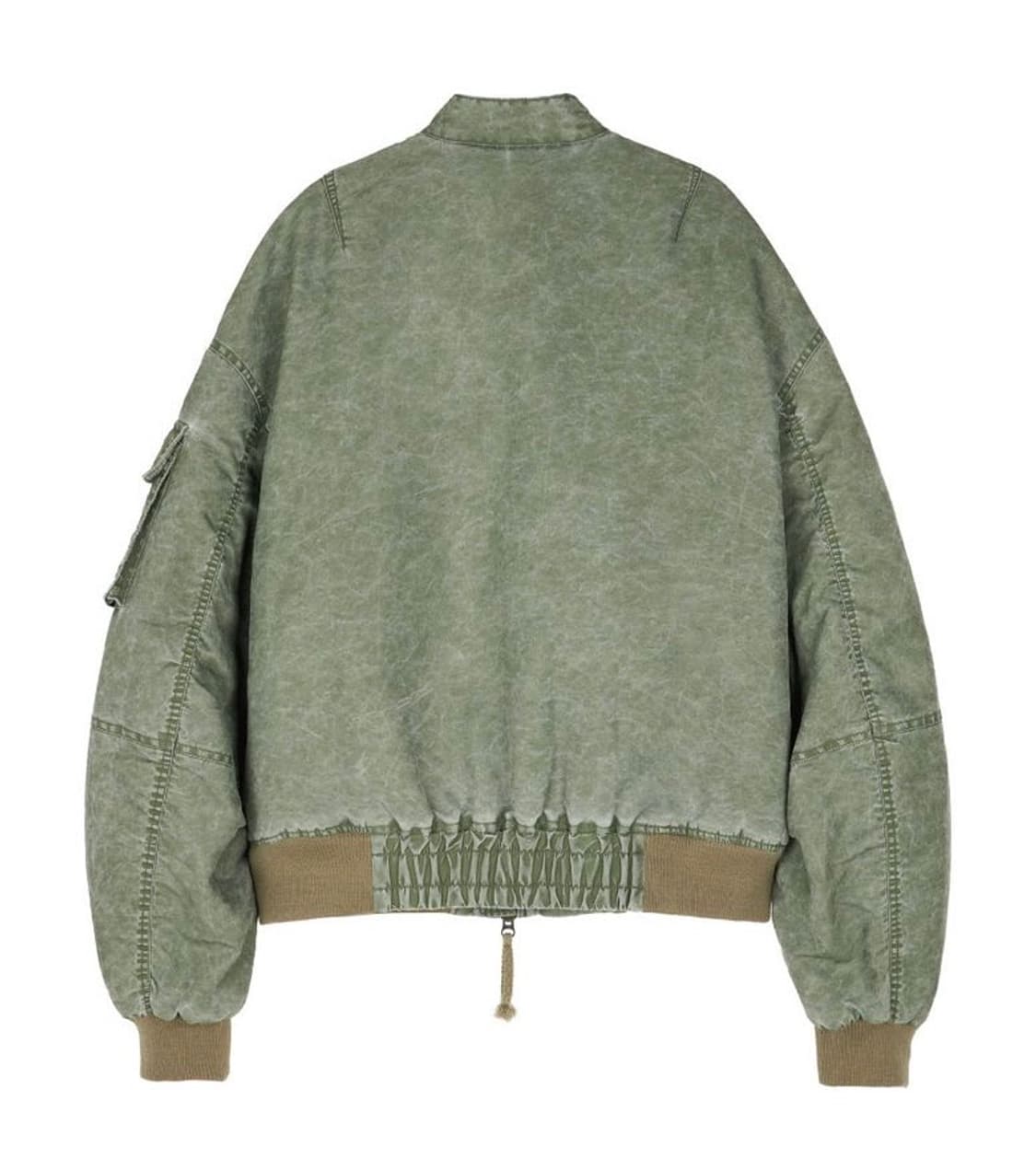 Etce 워시드 크롭 봄버 상품이미지2