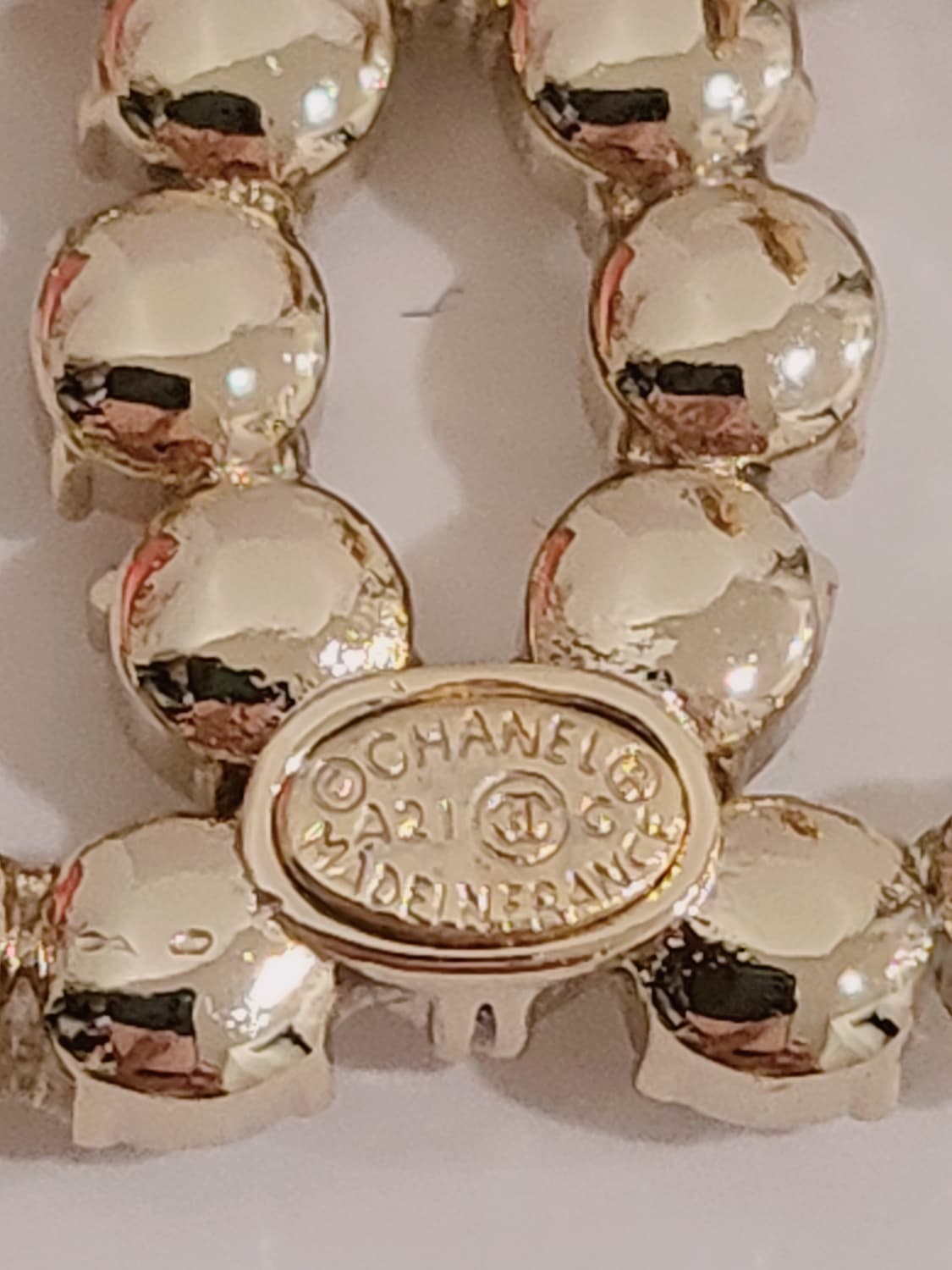 샤넬 진주 크리스탈 귀걸이 업사이클링  상품이미지8