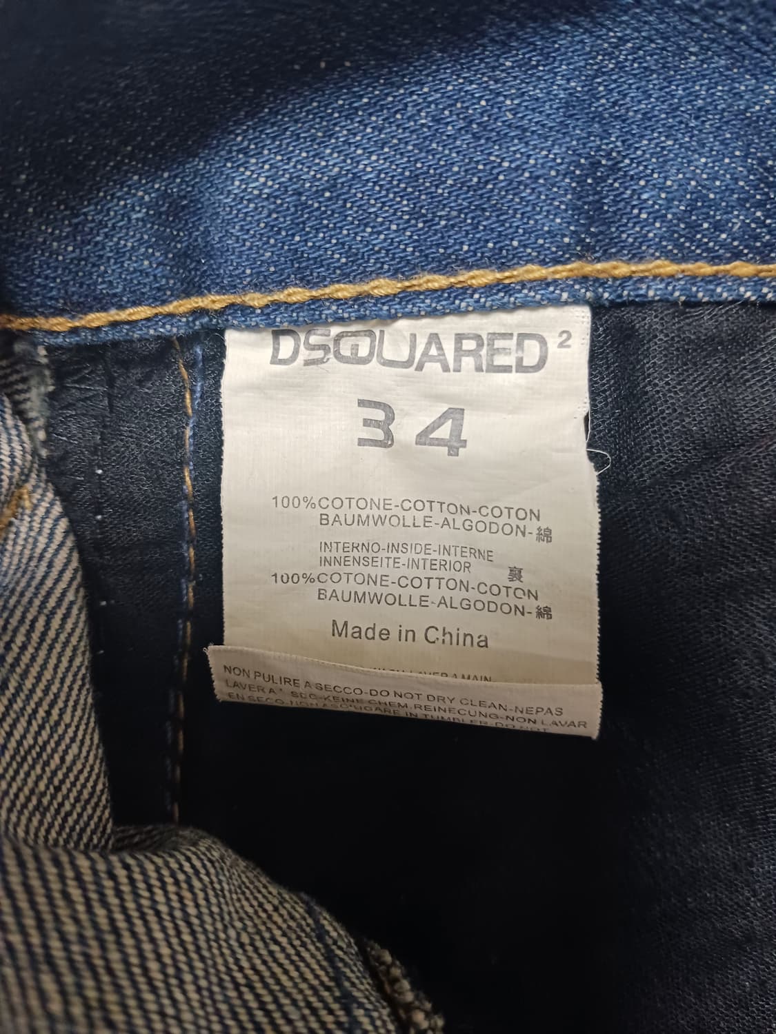 [34] 디스퀘어드2 포켓디자인 테이퍼드진 청바지 상품이미지10