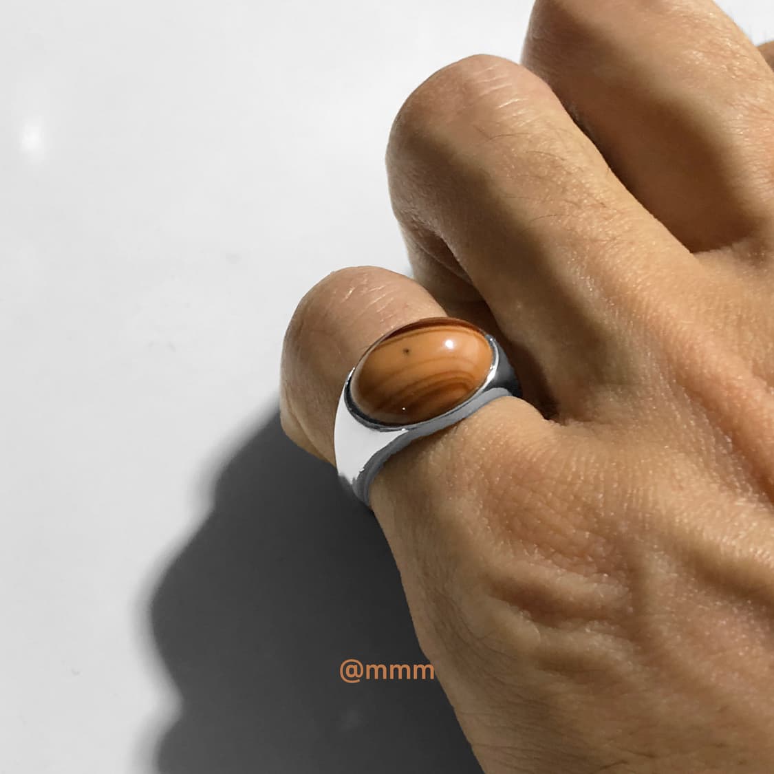 (Unisex) 머드원석 스톤 반지 오픈링 상품이미지1