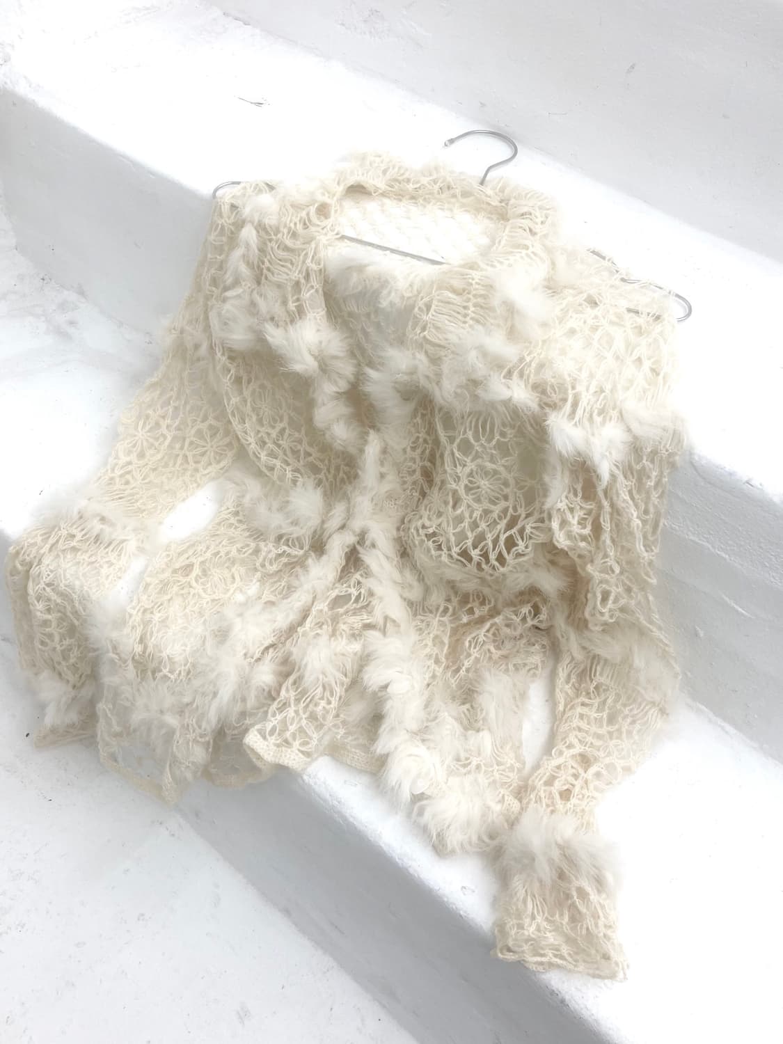 Crochet fairy fur Cardigan 상품이미지1