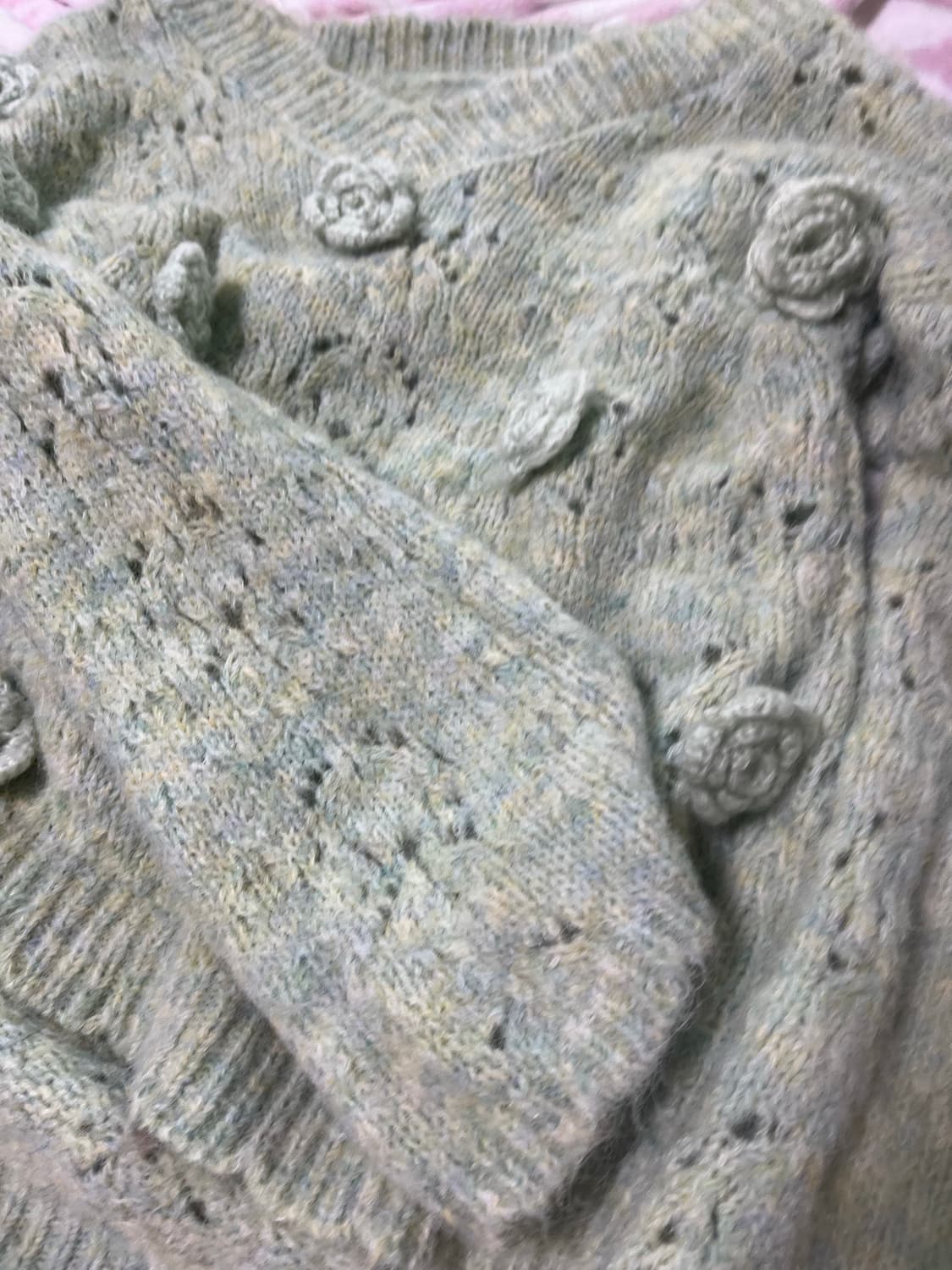 장미 니트 상품이미지1