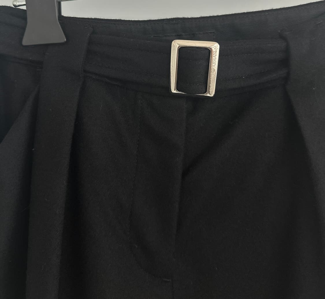 [엠포리오 알마니] 여성블랙 와이드 팬츠 상품이미지3