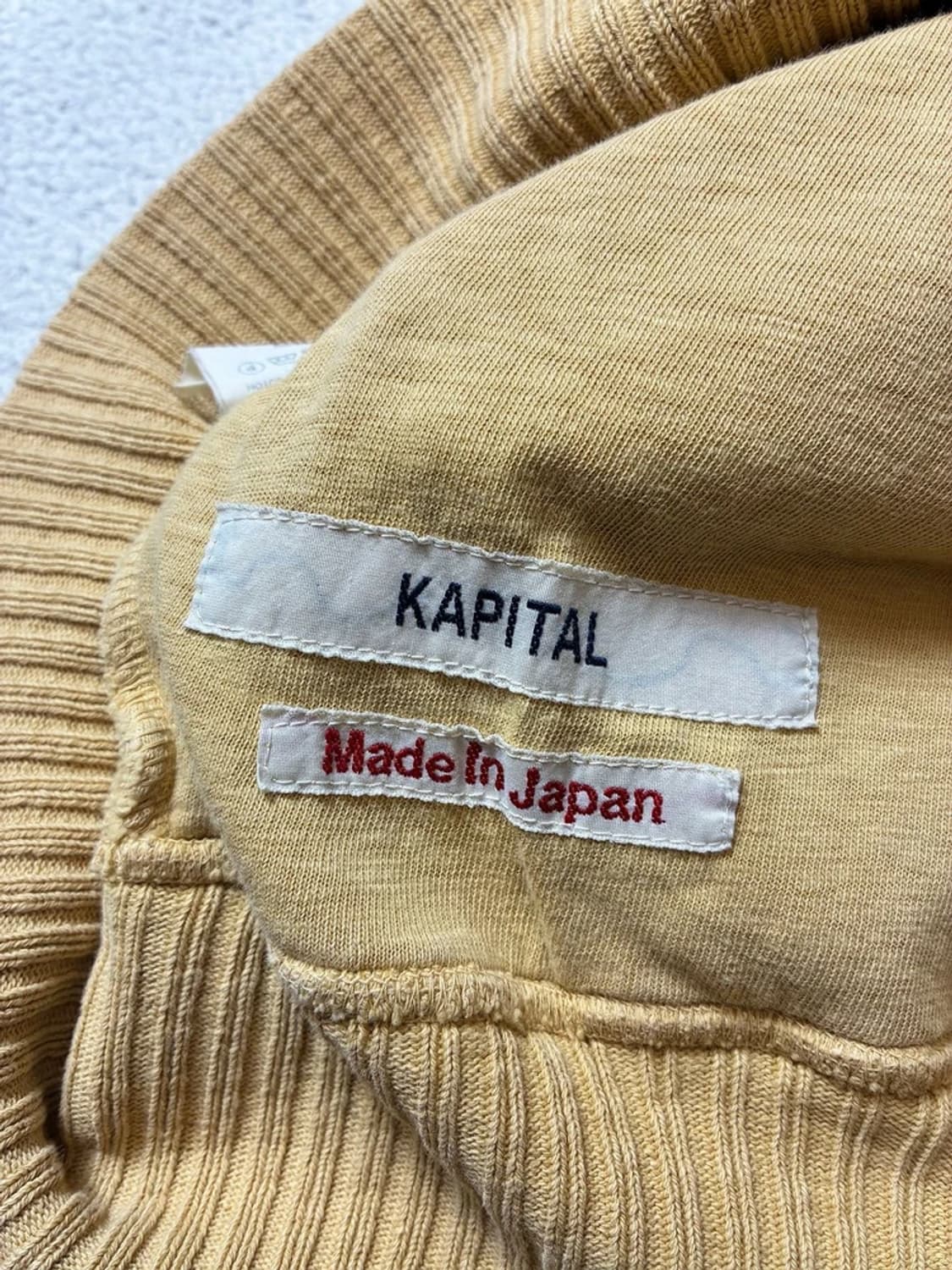 캐피탈 KAPITAL 헤비코튼 니트 자켓 PN7972 상품이미지8