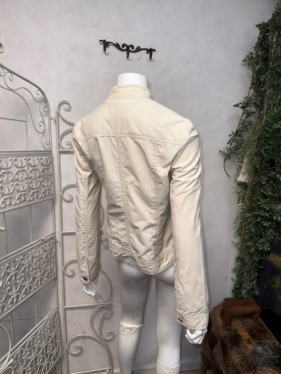 Ivory multi pocket button safari jacket 상품이미지6