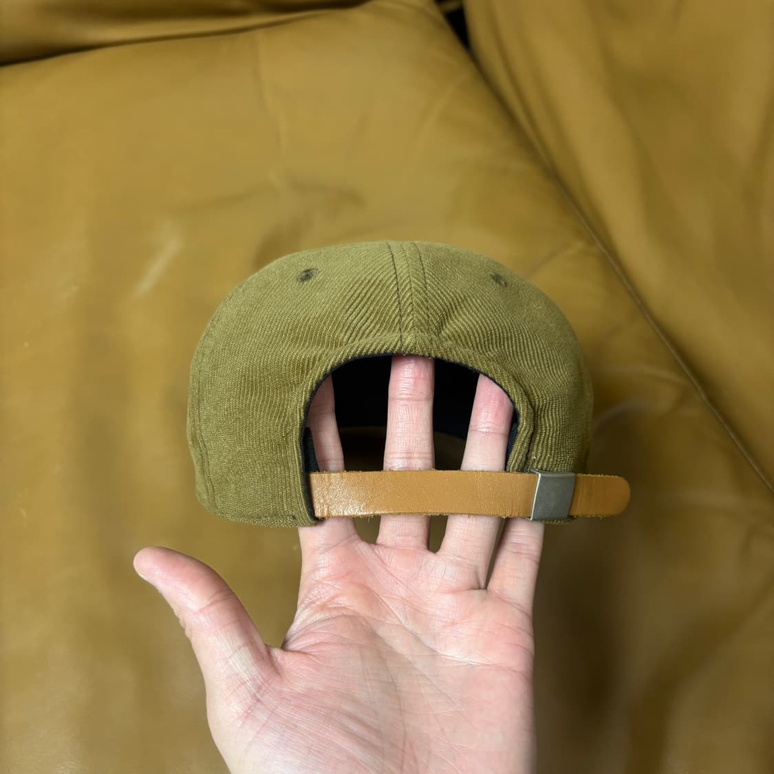 나나미카 노스페이스 퍼플라벨 6패널 볼캡 모자 코듀로이 탄 상품이미지7