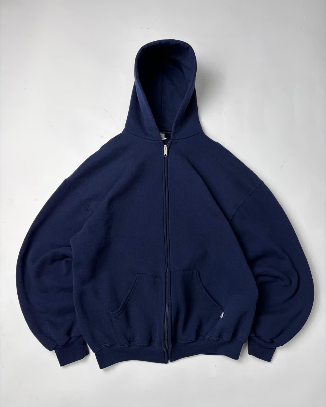 90s Russell Zip Up Hoodie (navy) 상품이미지1