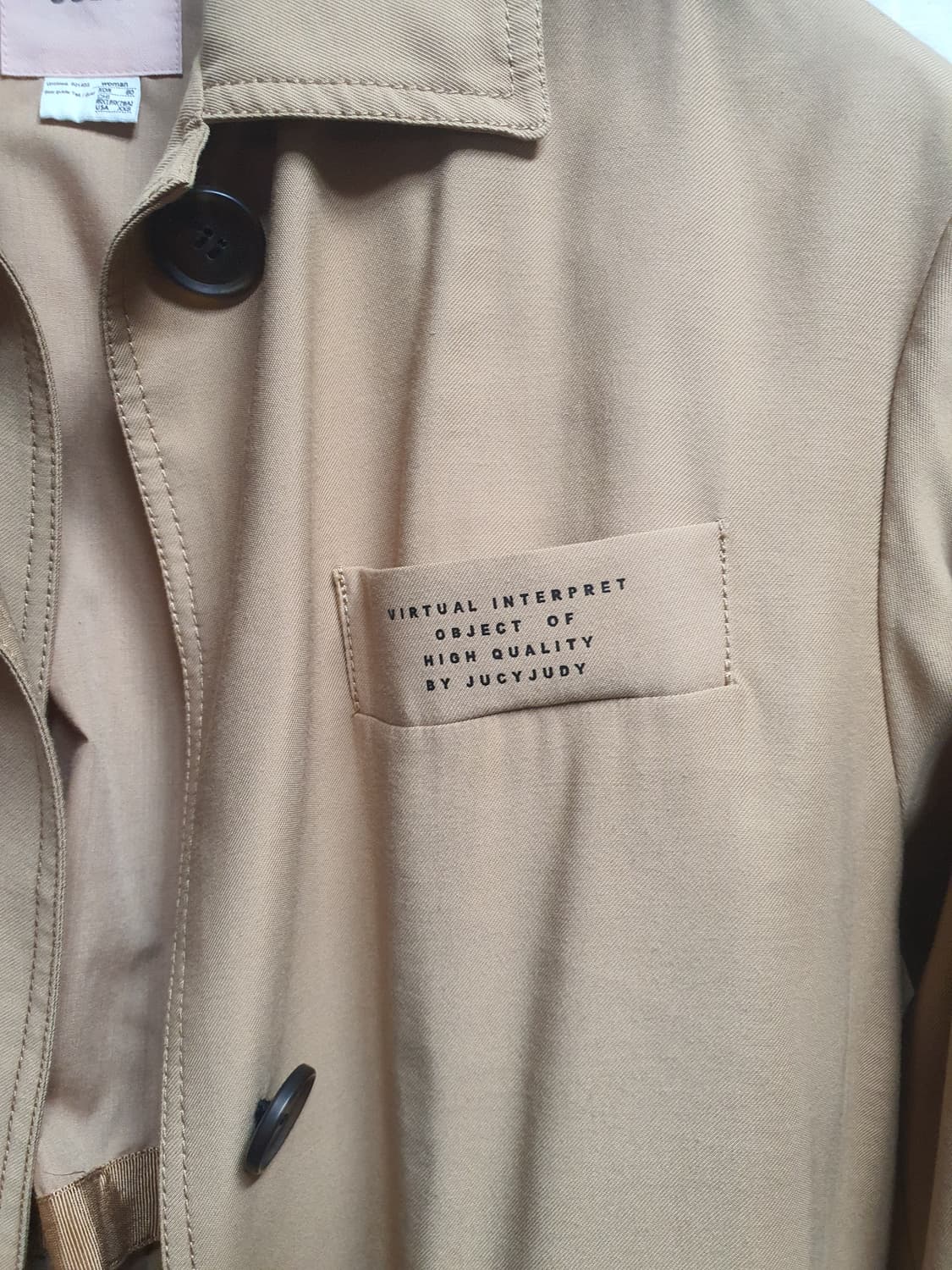 쥬시 쥬디 여성 된장코트  상품이미지4