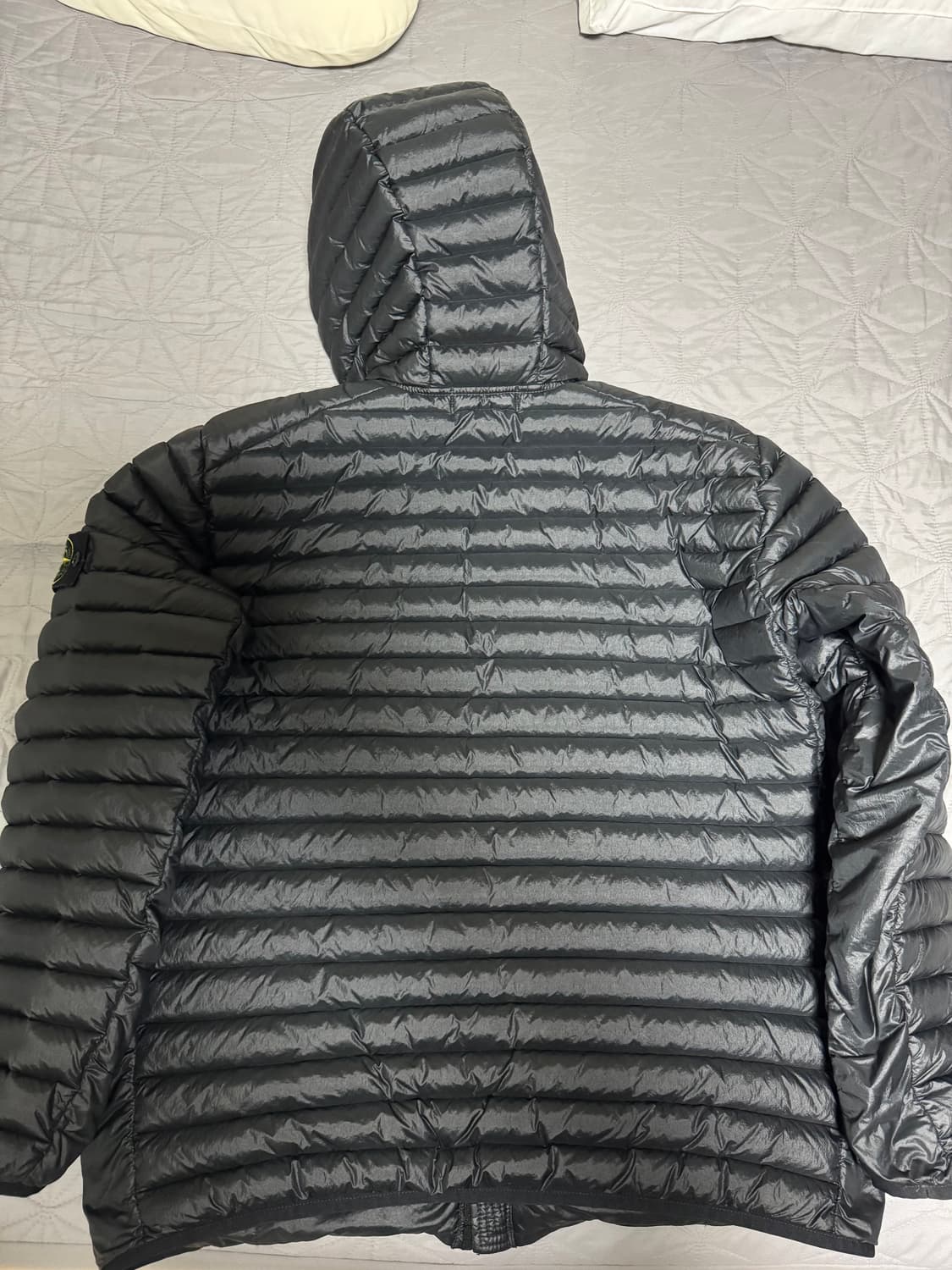 [XL] 스톤아일랜드 룸우븐 경량패딩 후드 집업 자켓 롱패딩 상품이미지4