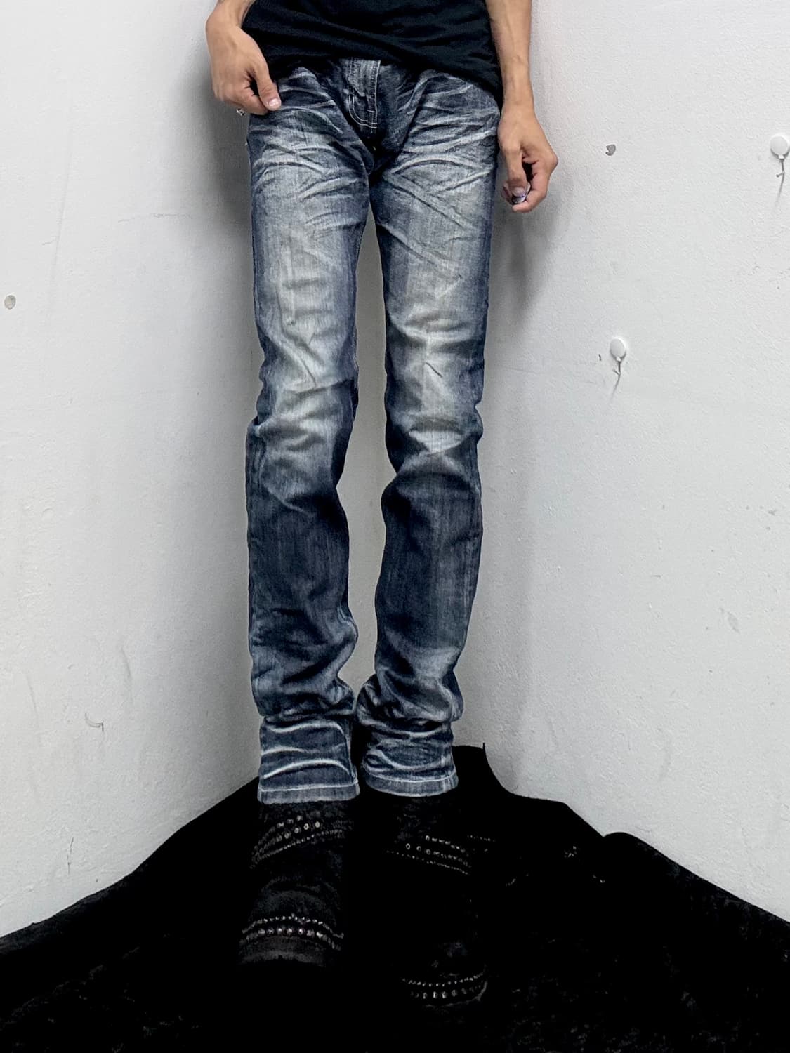 “BUFFALO BOBS” 00’s Crack Design Denim P 상품이미지9
