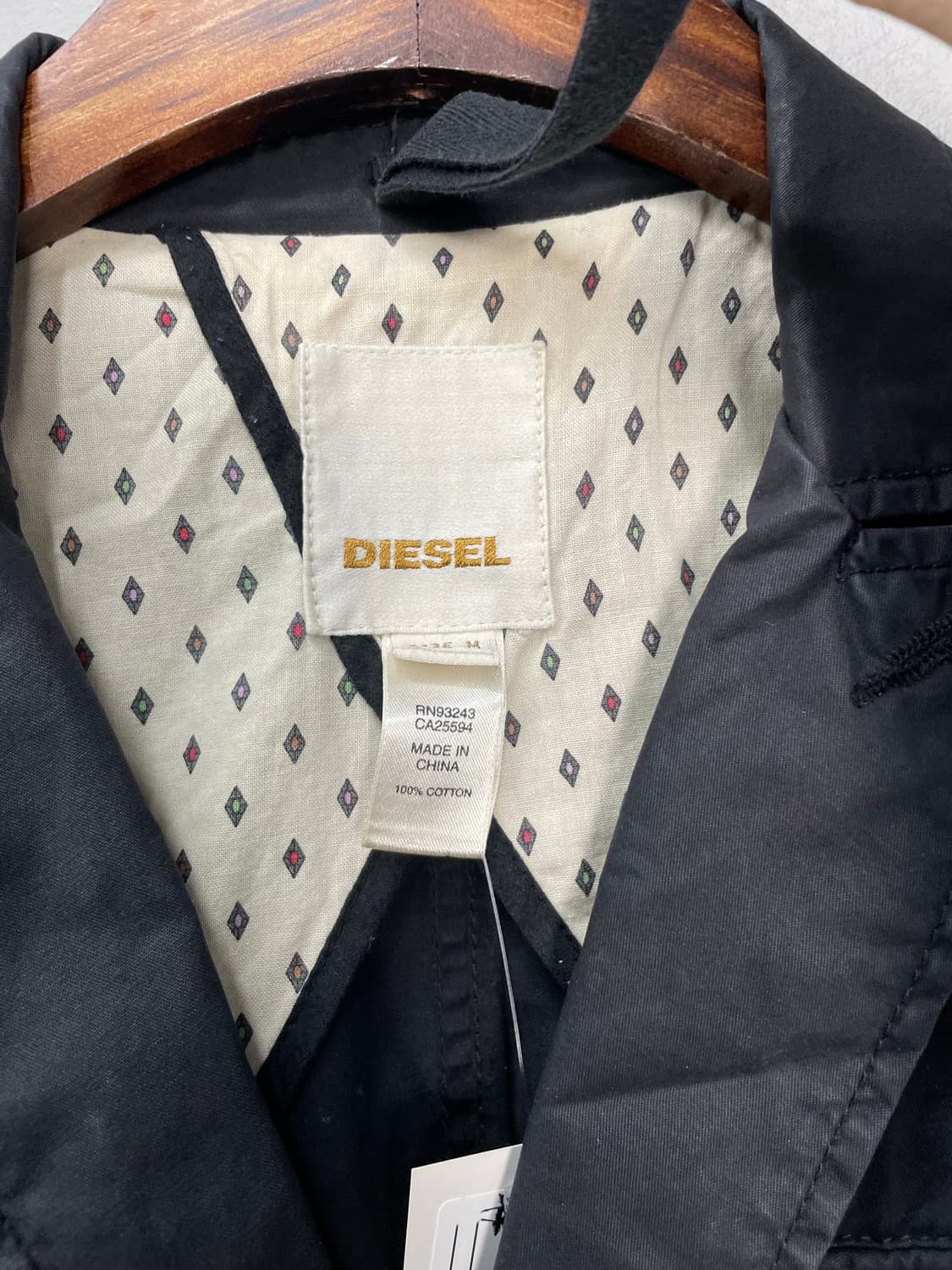 디젤 블랙 블레이져 자켓 H1365 상품이미지5