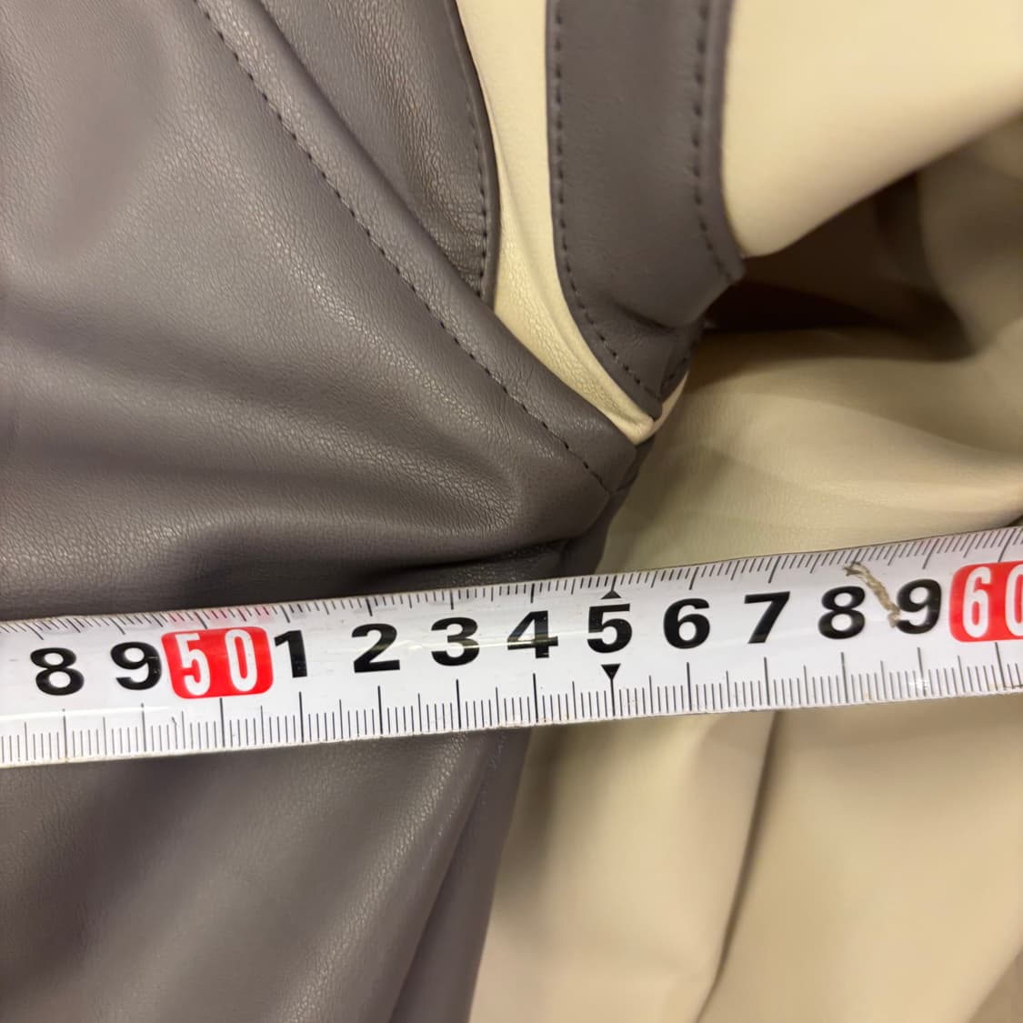 네스티팬시클럽 퍼플 레더 바시티 자켓 상품이미지6